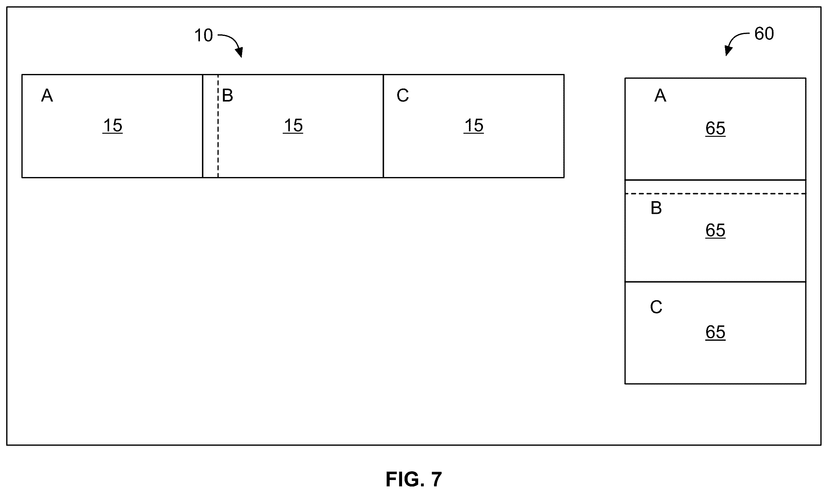 Patent US12592050 Figure 7 – Cheating deterrence with virtual scratch paper