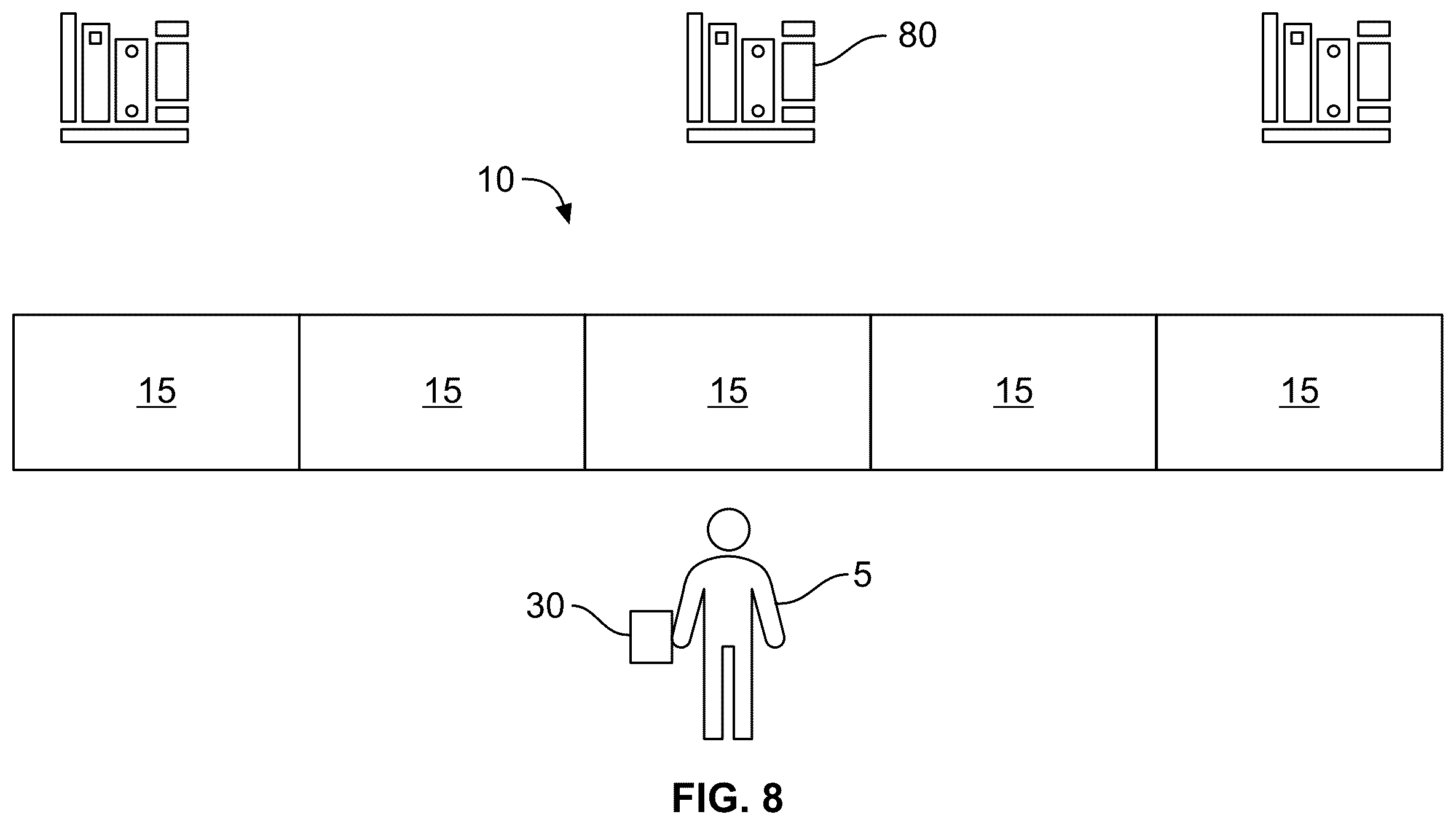 Patent US12592050 Figure 8 – Cheating deterrence with virtual scratch paper