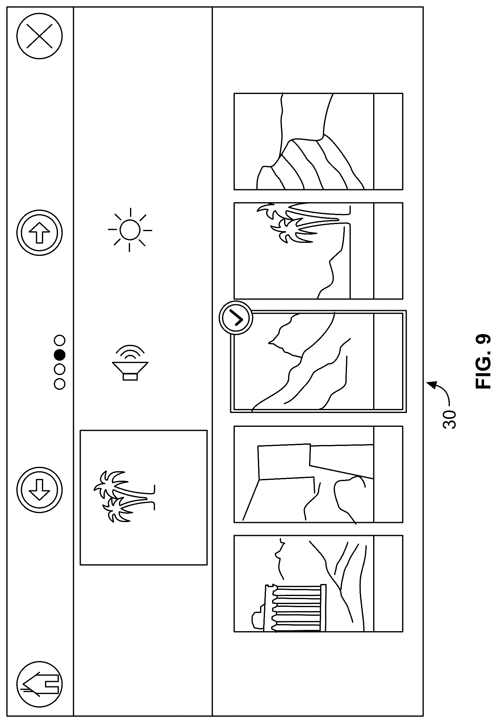 Patent US12592050 Figure 9 – Cheating deterrence with virtual scratch paper