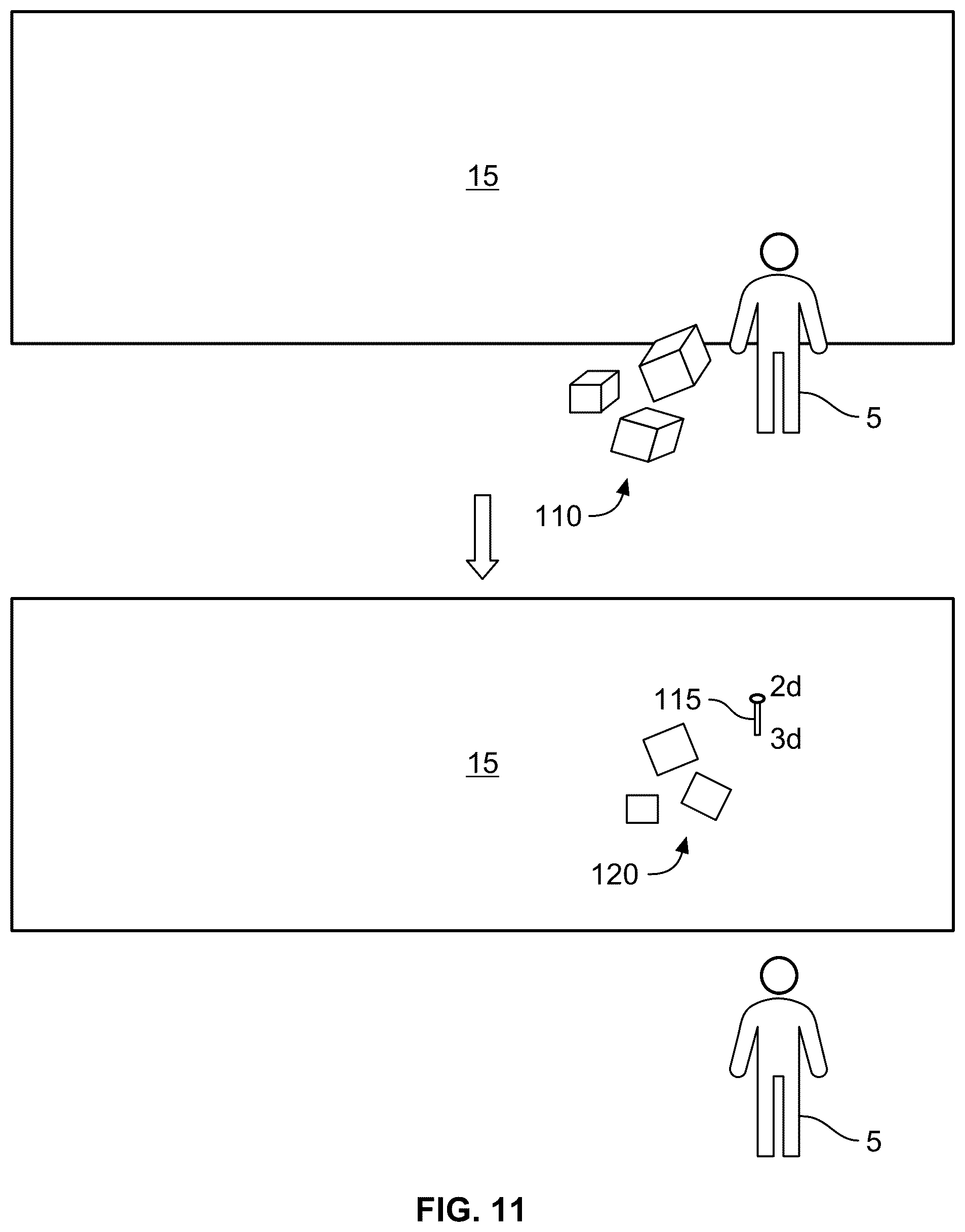 Patent US12592050 Figure 11 – Cheating deterrence with virtual scratch paper