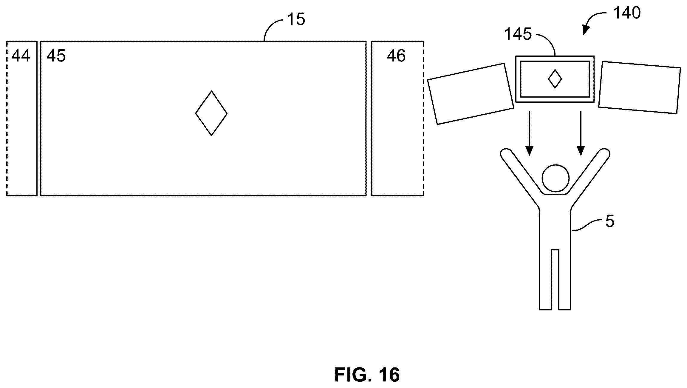 Patent US12592050 Figure 16 – Cheating deterrence with virtual scratch paper