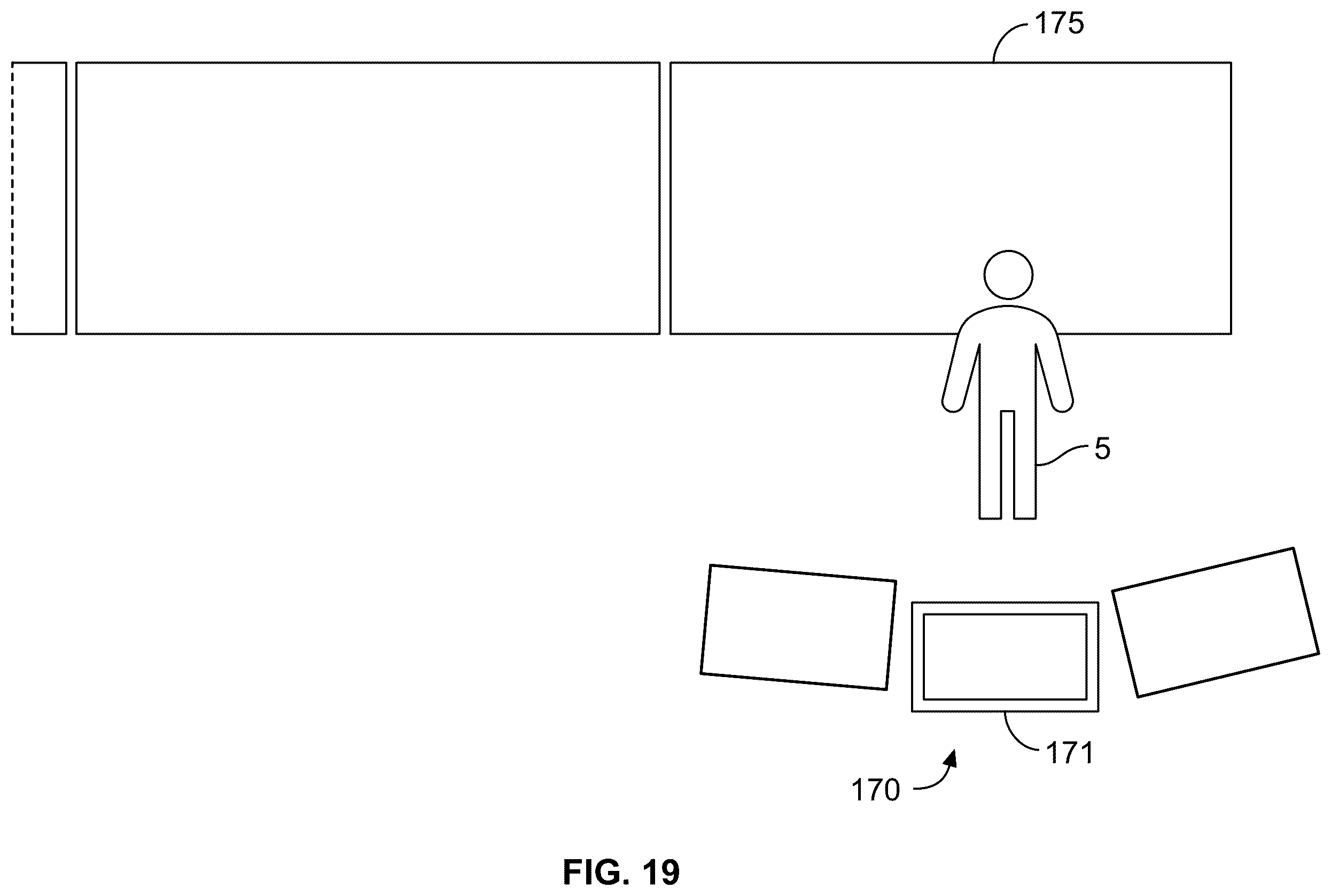 Patent US12592050 Figure 19 – Cheating deterrence with virtual scratch paper