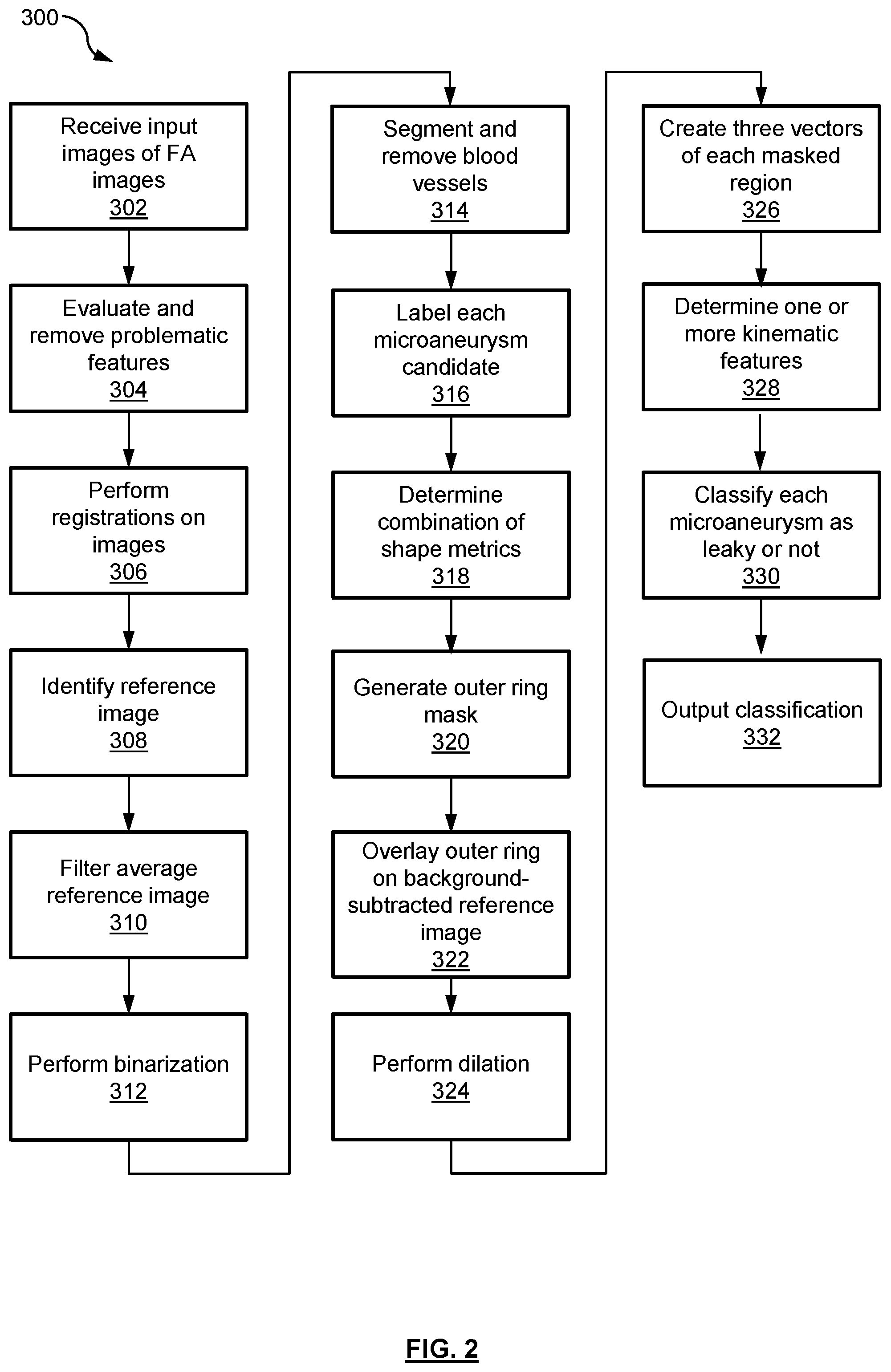 Patent US12592057 Figure 2 – System and method for detecting and classifying retinal microaneurysms