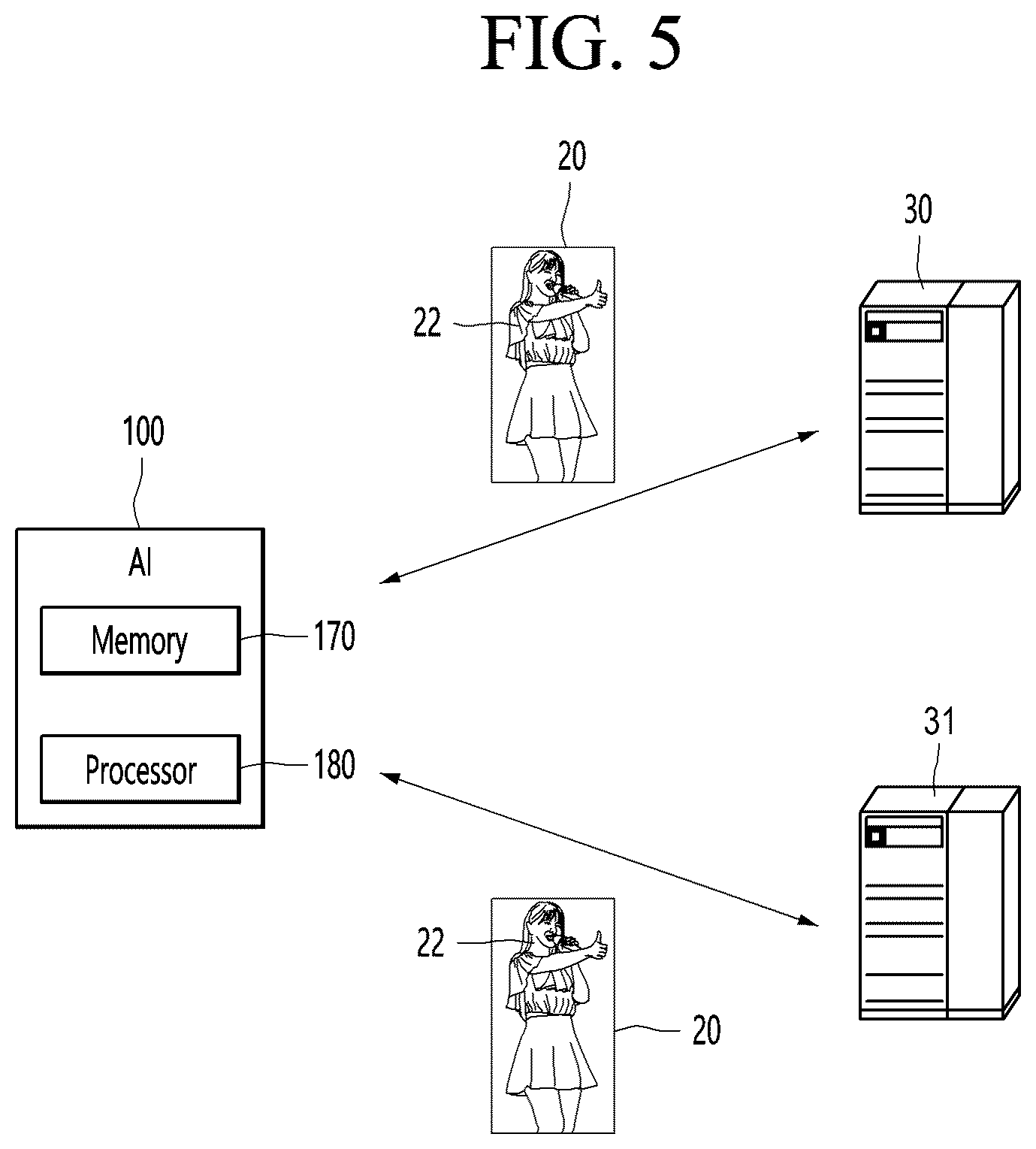 Patent US12592060 Figure 4 – Artificial intelligence device and 3D agency generating method thereof