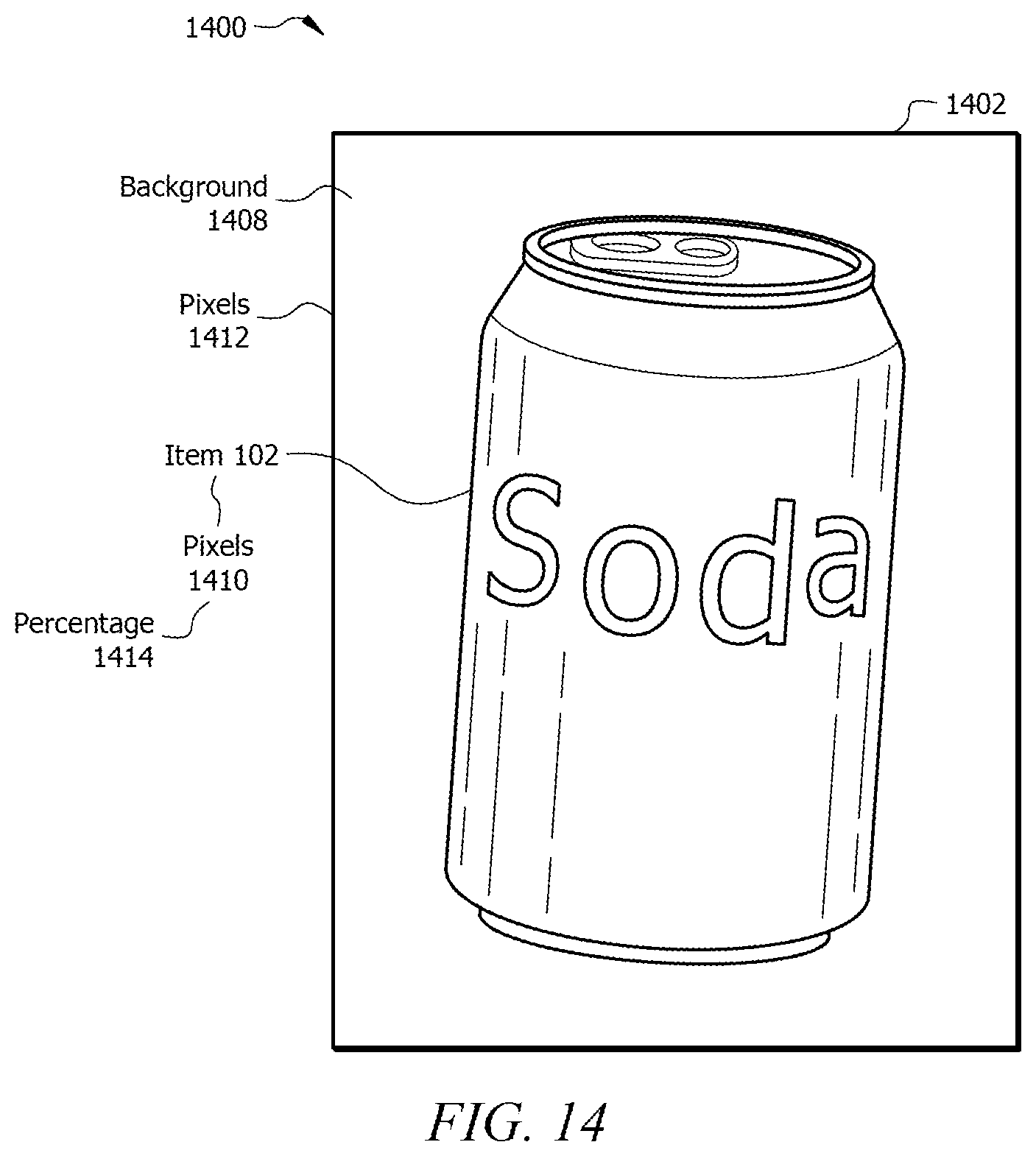 Patent US12592074 Figure 14 – System and method for aggregating metadata for item identification using digital image processing