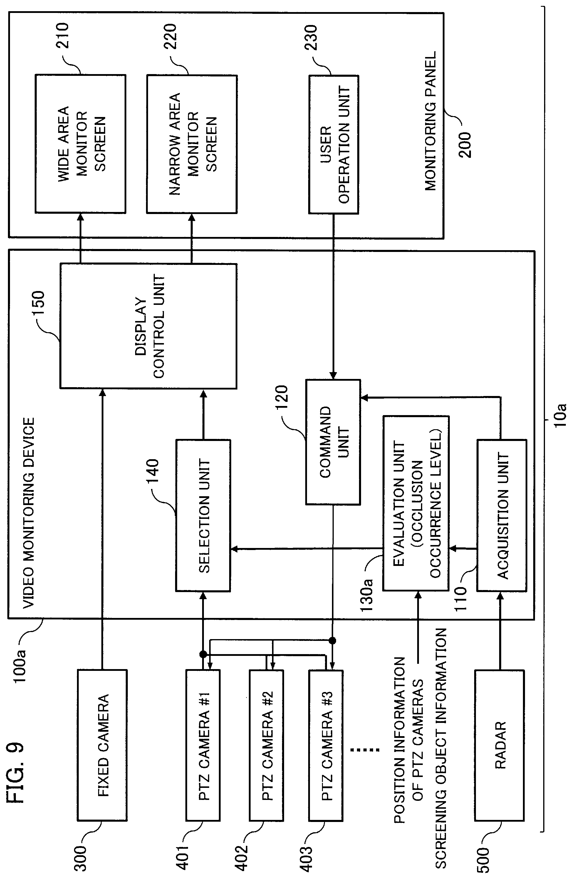 Patent US12592078 Figure 9 – Video monitoring device, video monitoring system, video monitoring method, and storage medium storing video monitoring program