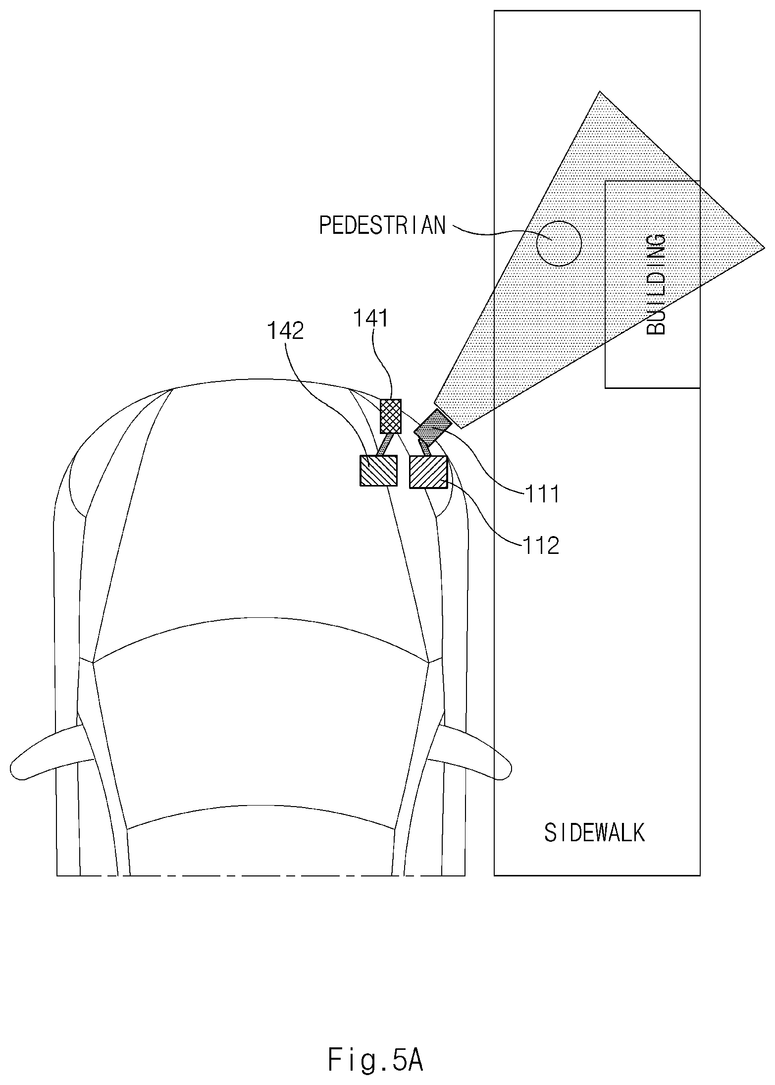 Patent US12592082 Figure 5 – Device and method for providing information for vehicle using road surface