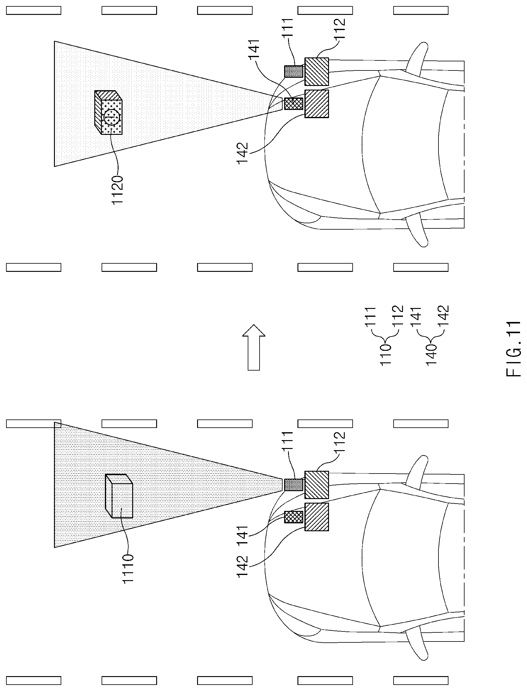Patent US12592082 Figure 15 – Device and method for providing information for vehicle using road surface