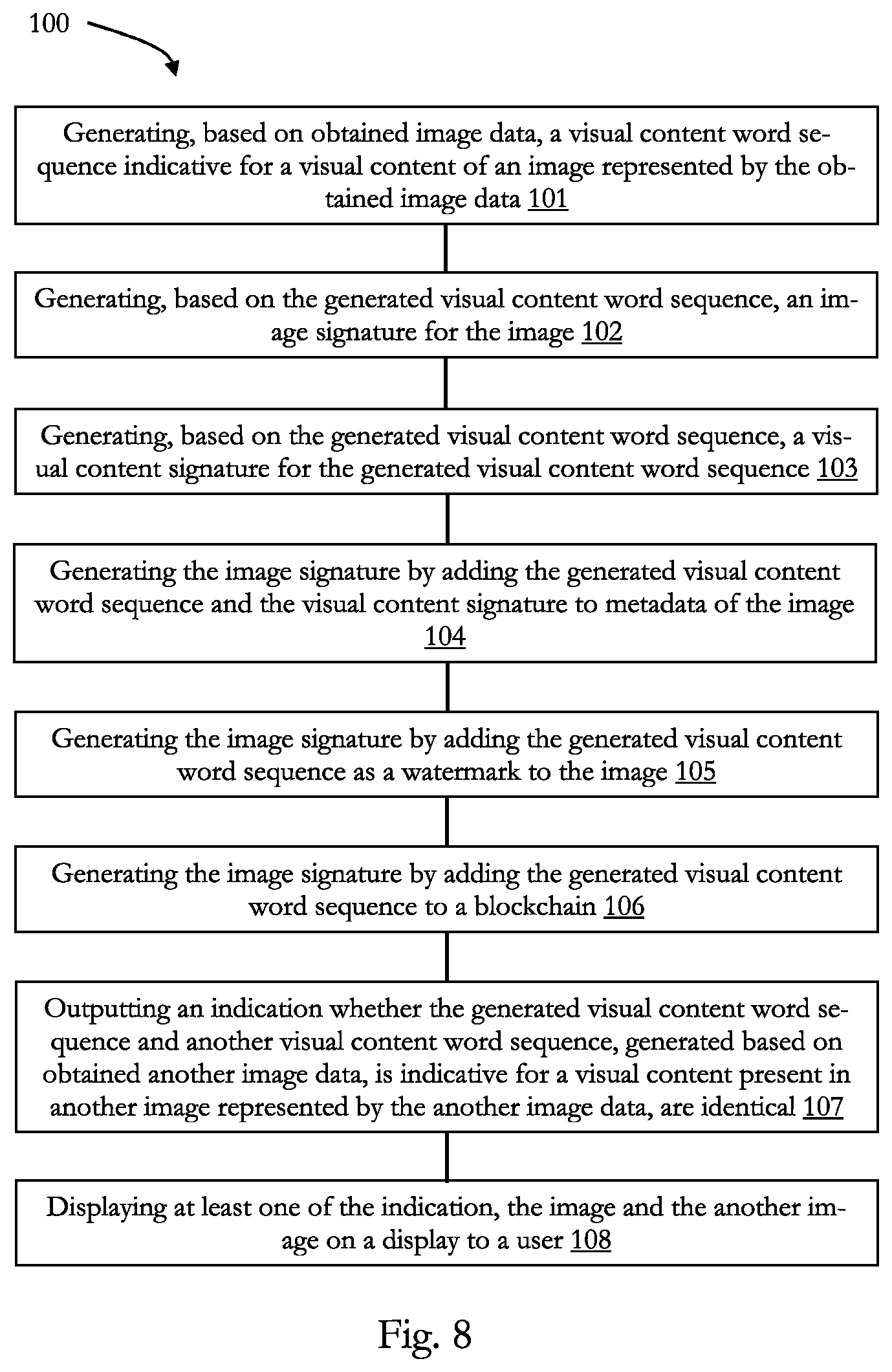 Patent US12592091 Figure 6 – Image and video processing circuitry and method using an image signature