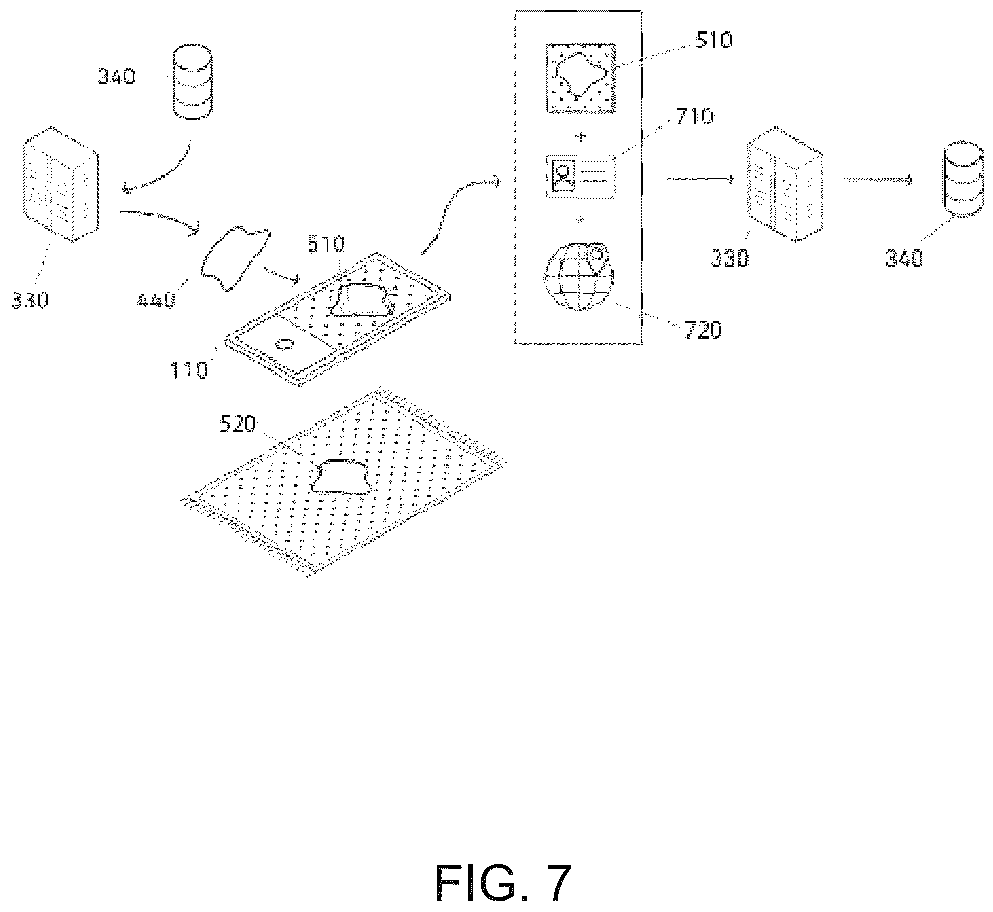 Patent US12592093 Figure 7 – Immutable chain of physical object provenance