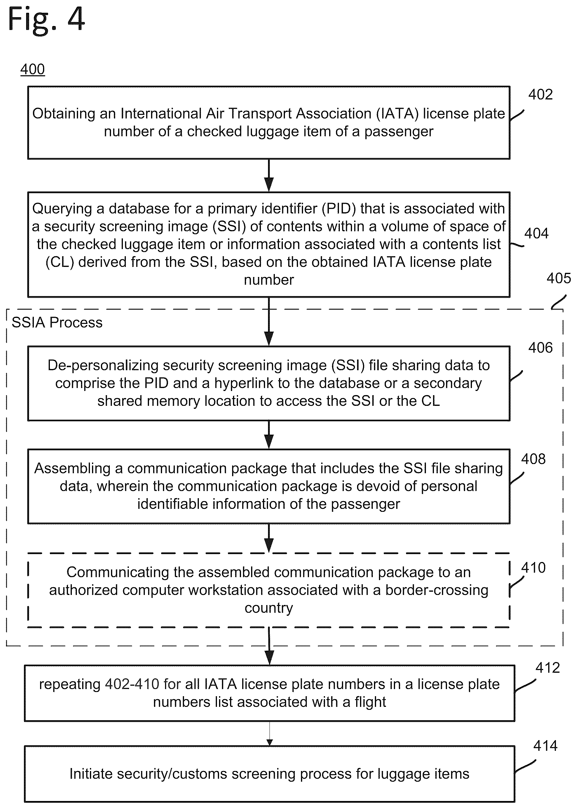Patent US12592099 Figure 11 – System and method for fraud prevention using security screening image