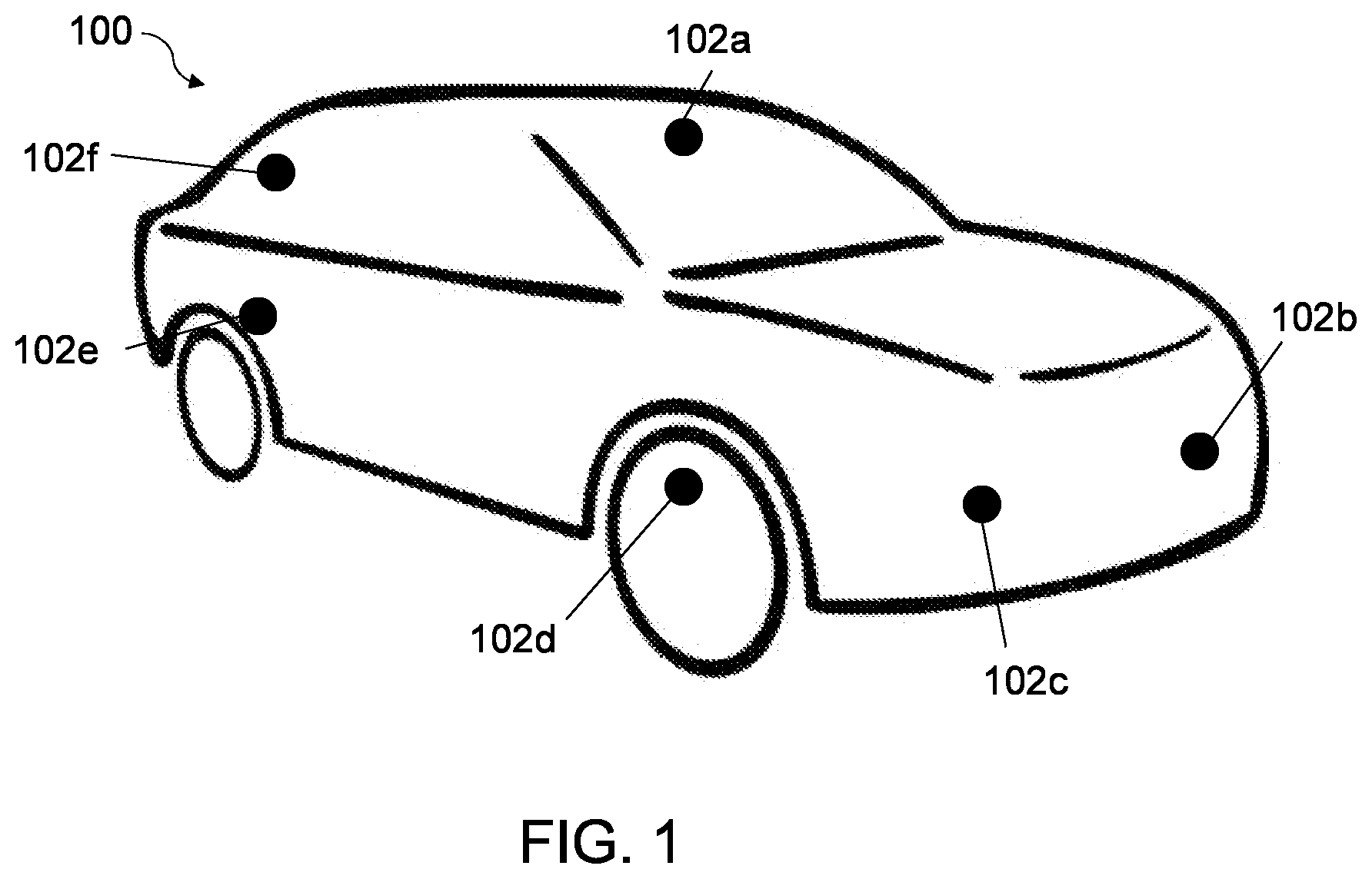 Patent US12592100 Figure 1 – Vehicle-based data optimization