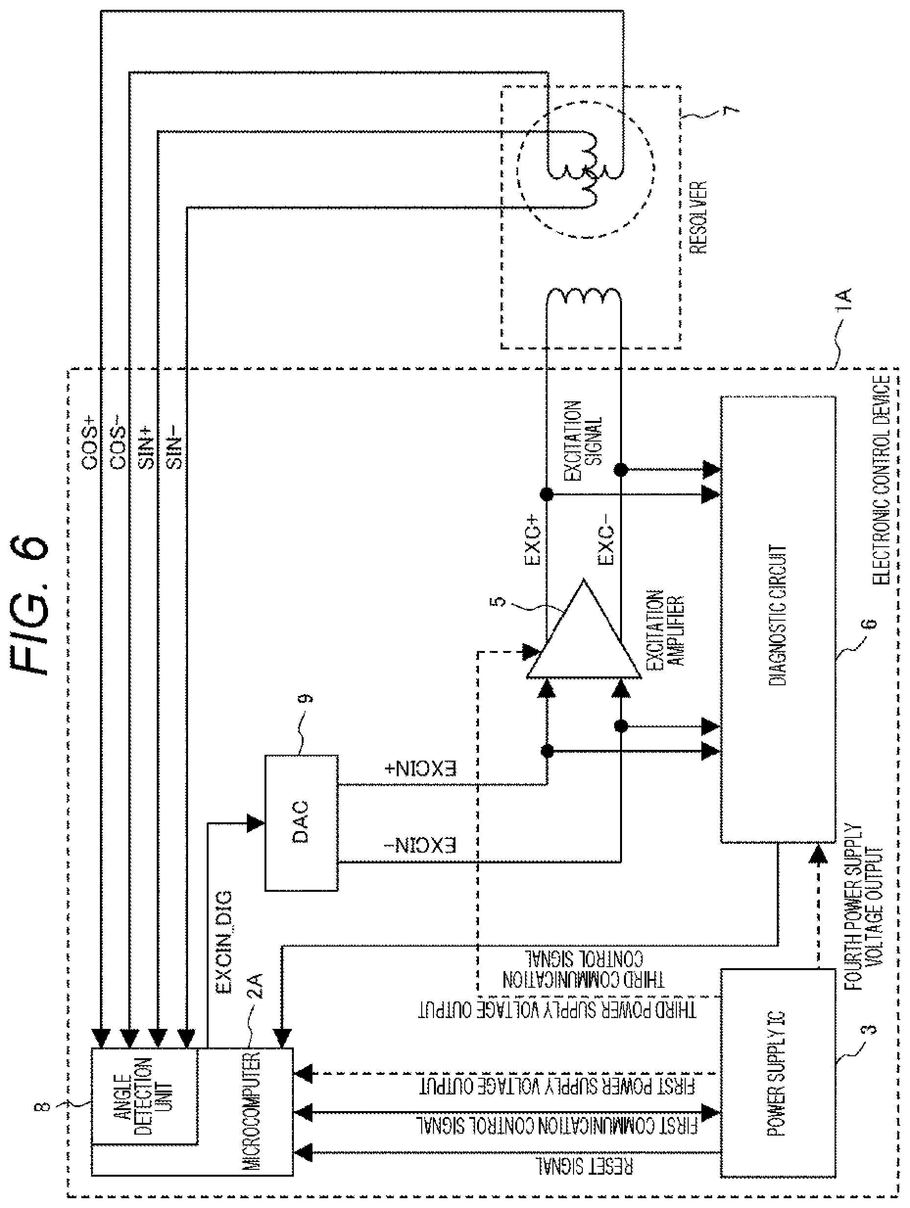 Patent US12592105 Figure 6 – Electronic control device and method for diagnosing electronic control device