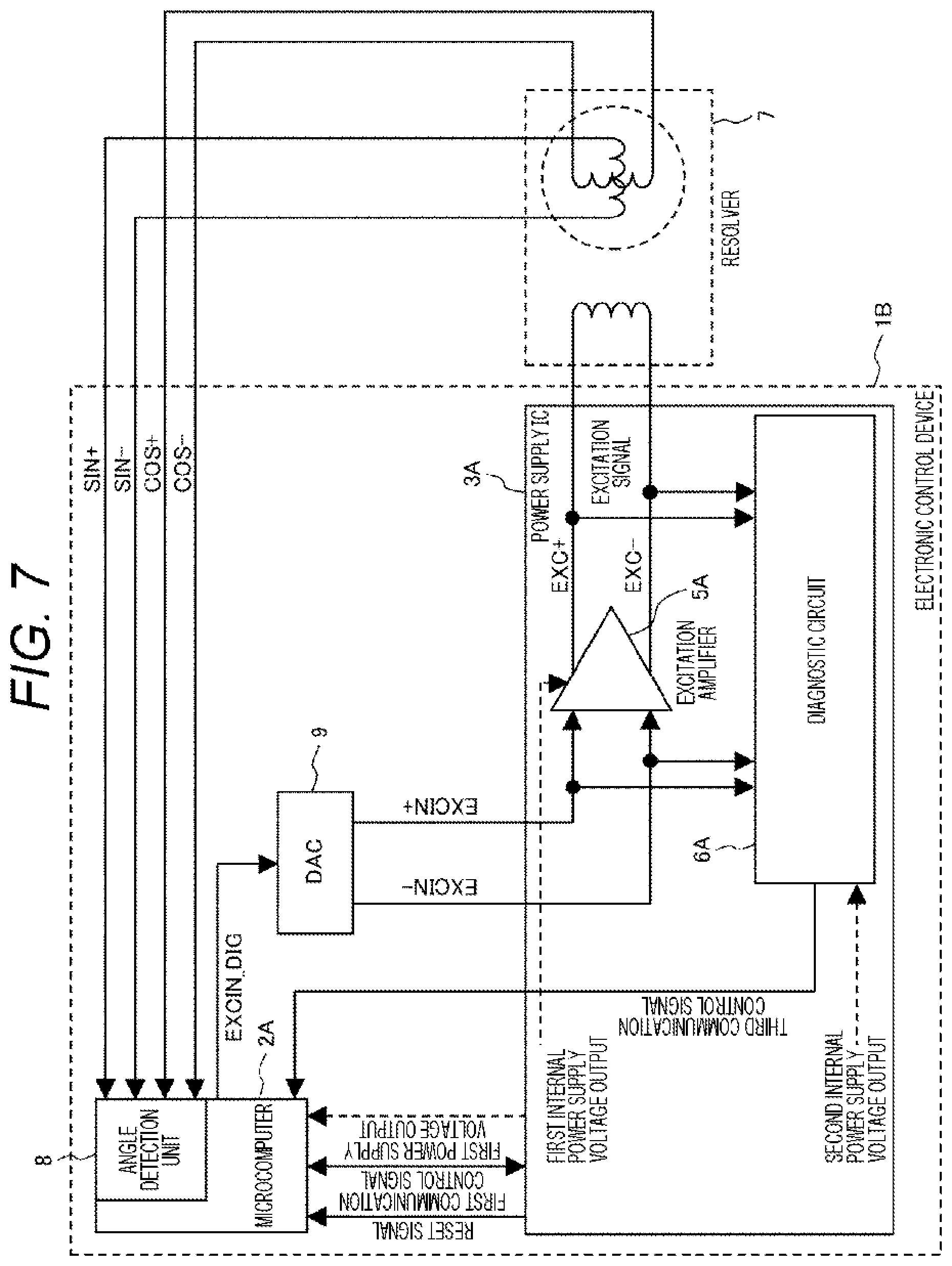 Patent US12592105 Figure 7 – Electronic control device and method for diagnosing electronic control device