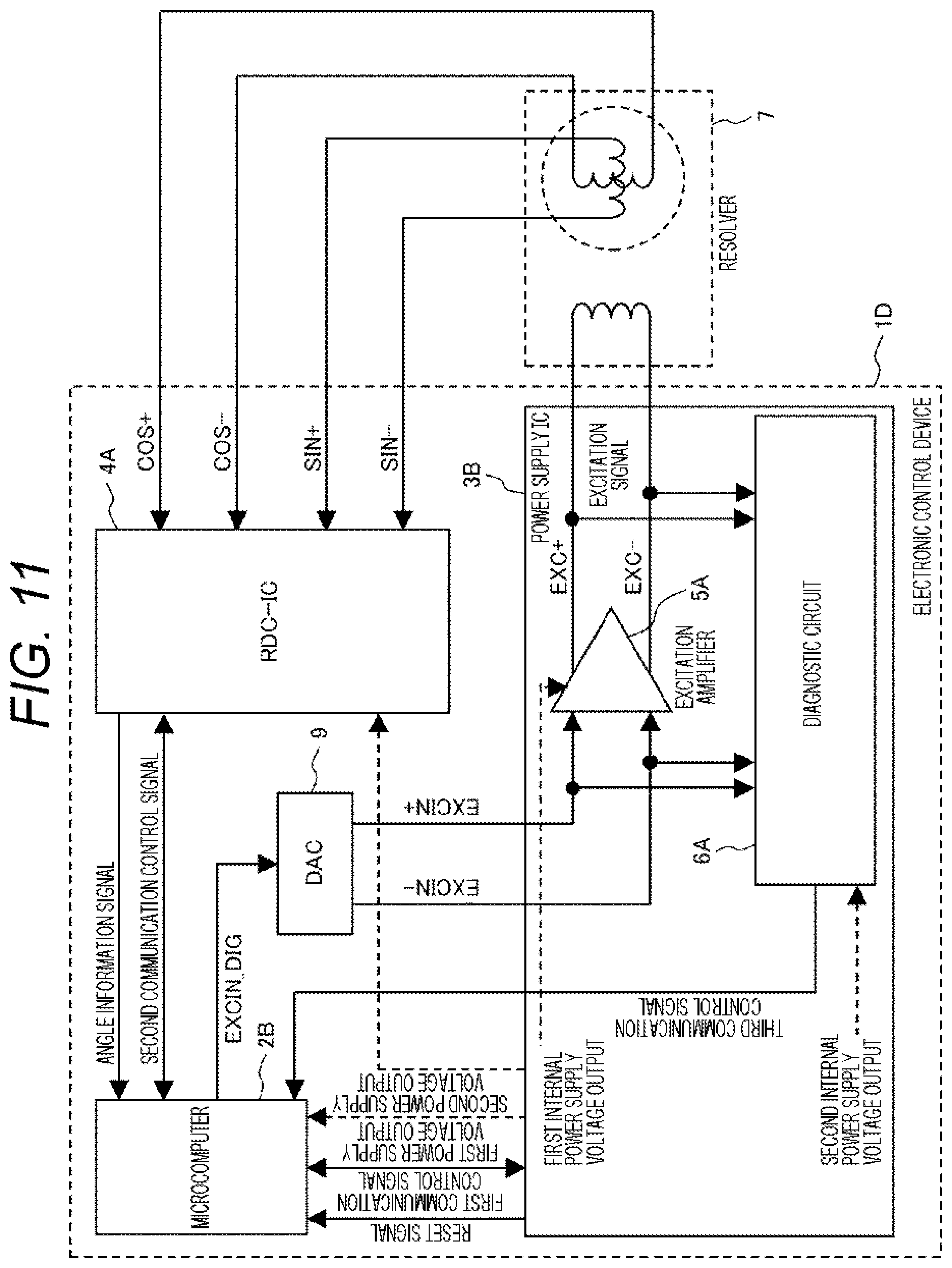 Patent US12592105 Figure 11 – Electronic control device and method for diagnosing electronic control device