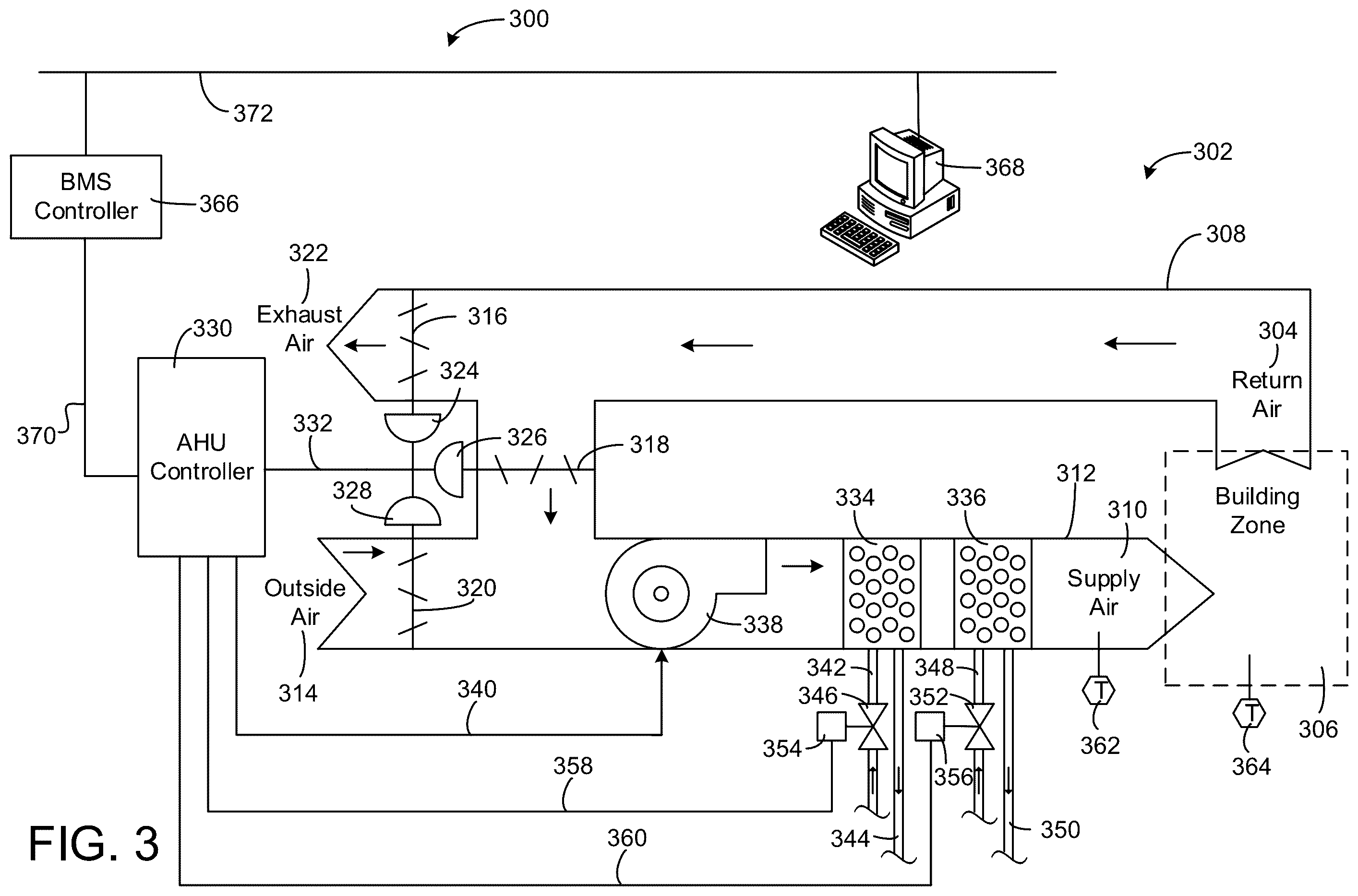 Patent US12592109 Figure 3 – Building equipment access management system with dynamic access code generation to unlock equipment control panels