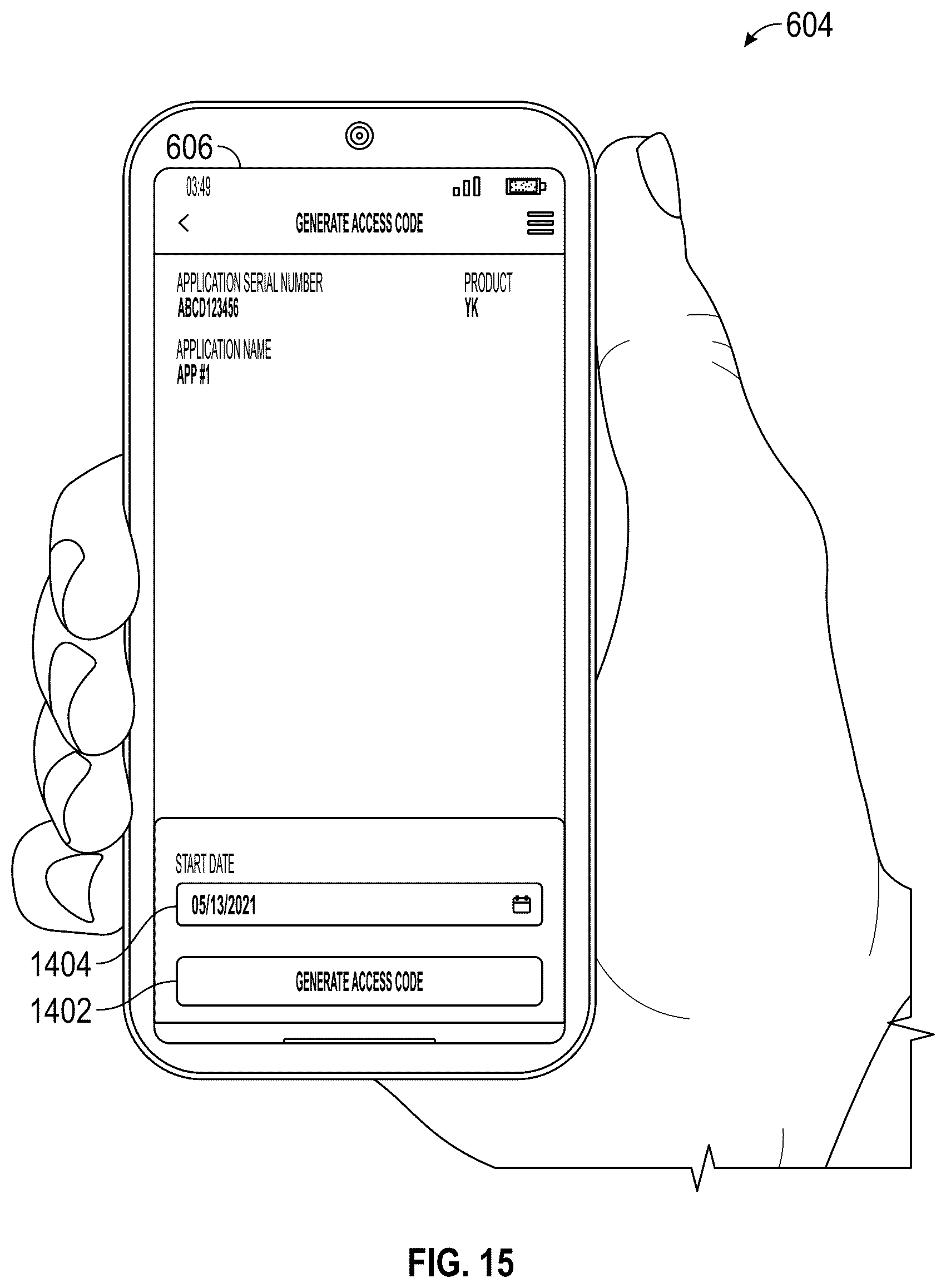 Patent US12592109 Figure 15 – Building equipment access management system with dynamic access code generation to unlock equipment control panels
