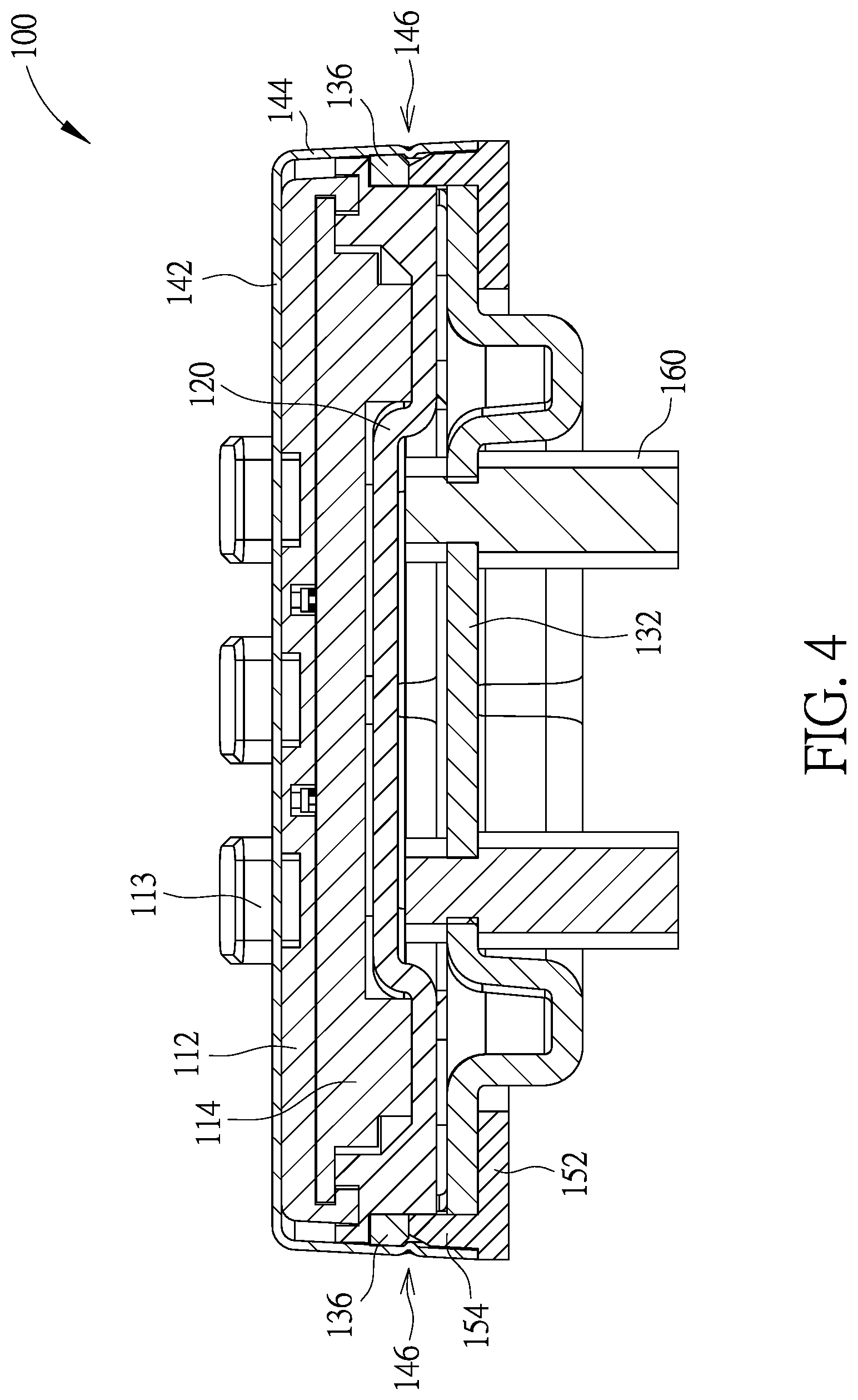 Patent US12592110 Figure 4 – Outer assembly of electric lock