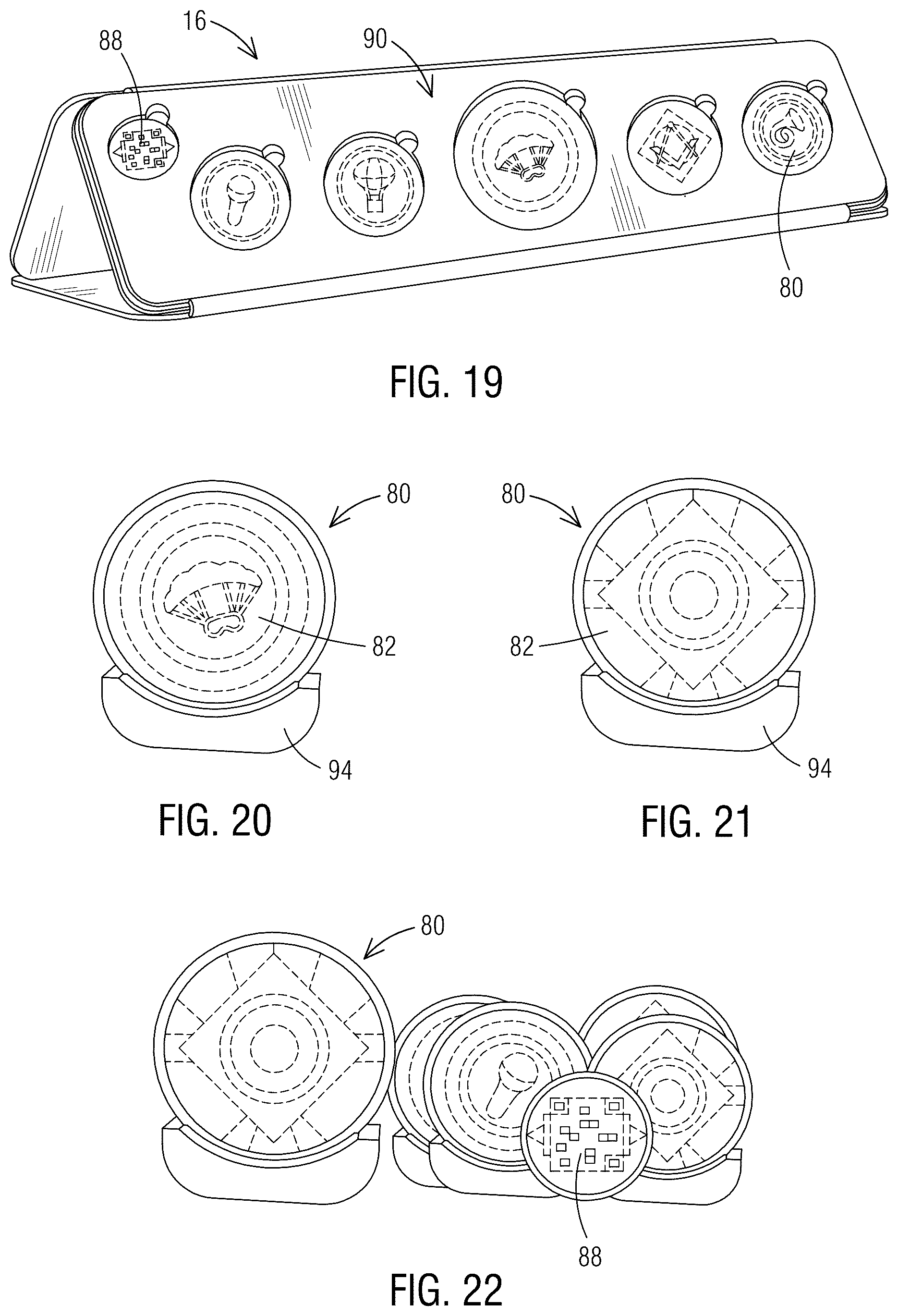 Patent US12592112 Figure 8 – Coin mailer and display device
