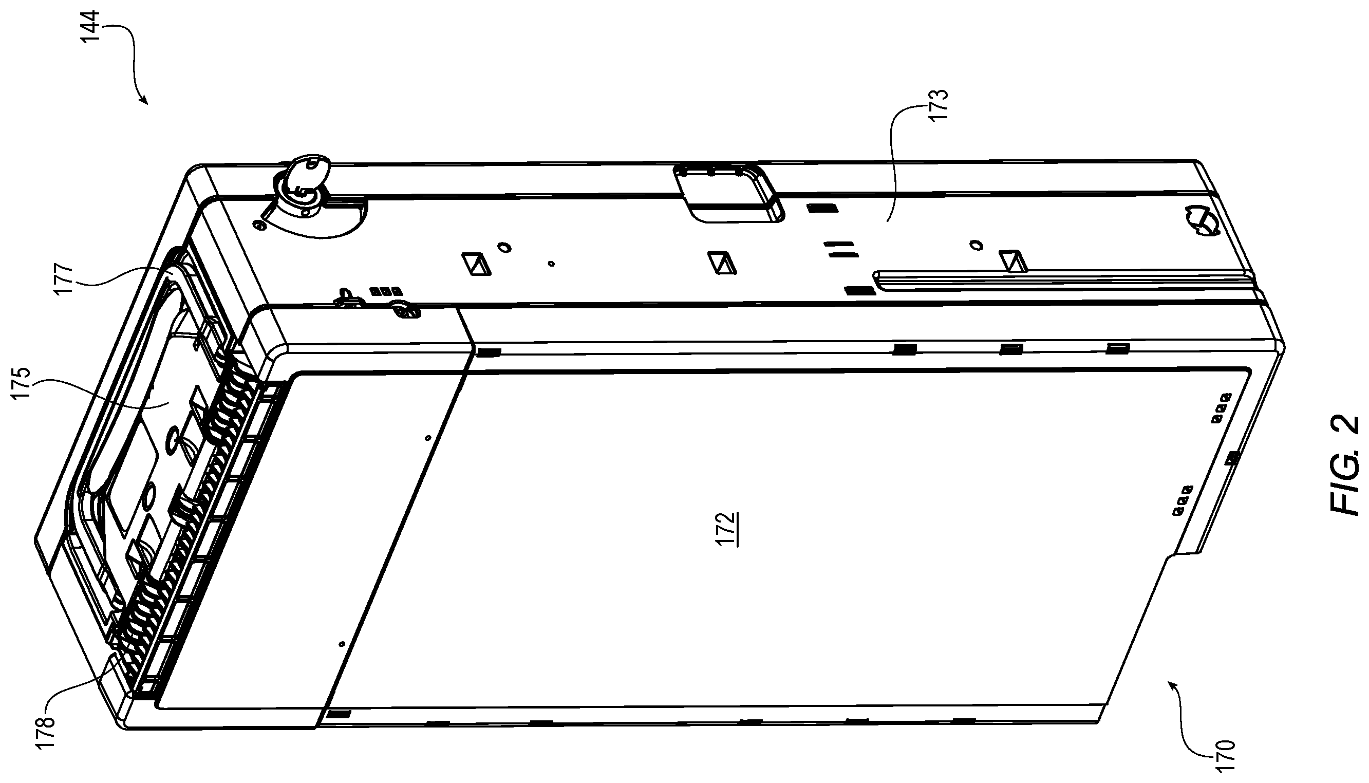 Patent US12592113 Figure 2 – Dual cassette
