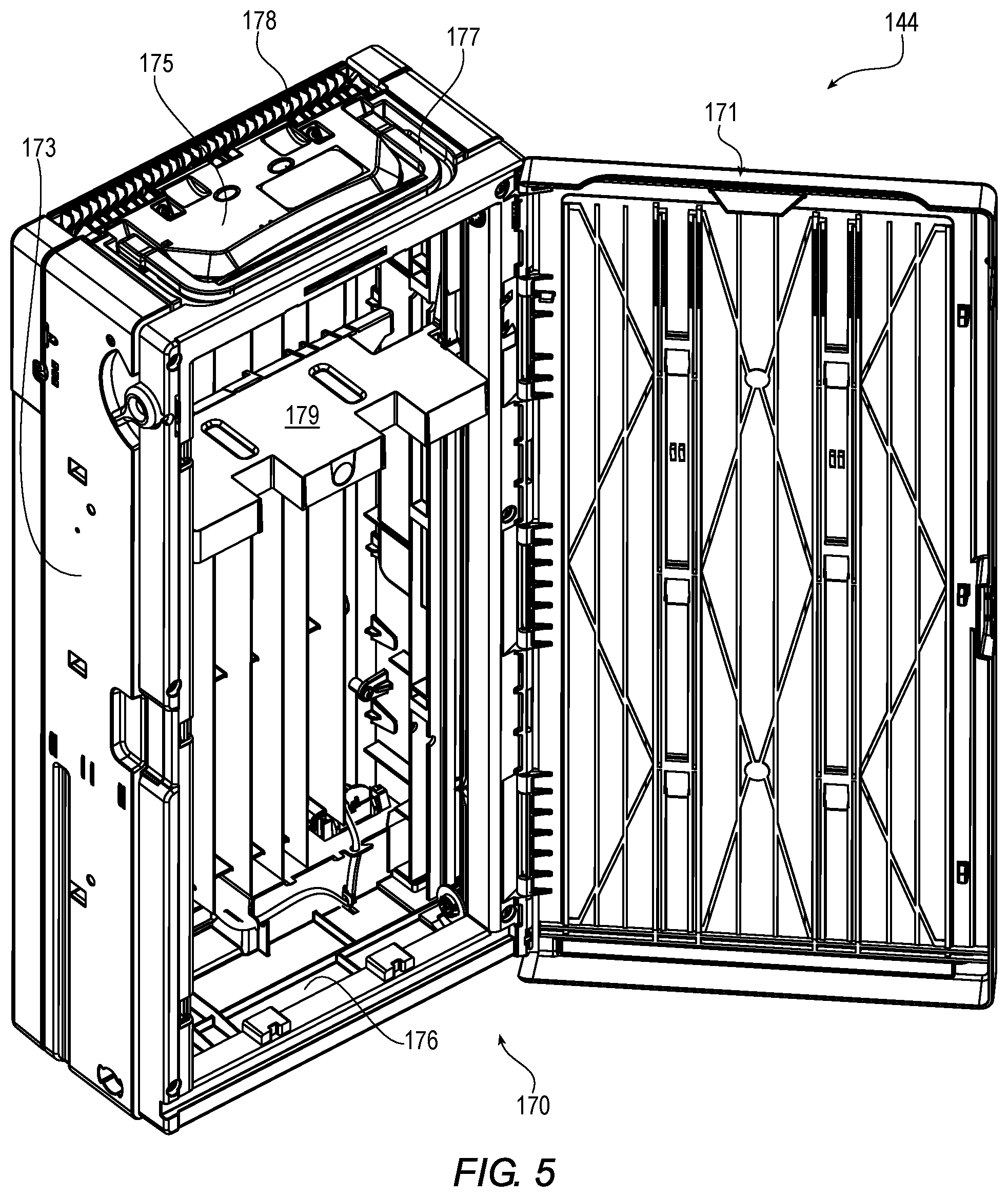 Patent US12592113 Figure 5 – Dual cassette
