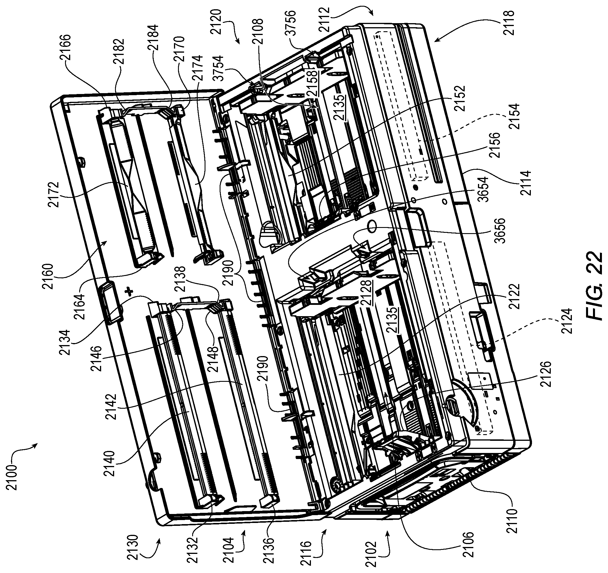 Patent US12592113 Figure 20 – Dual cassette