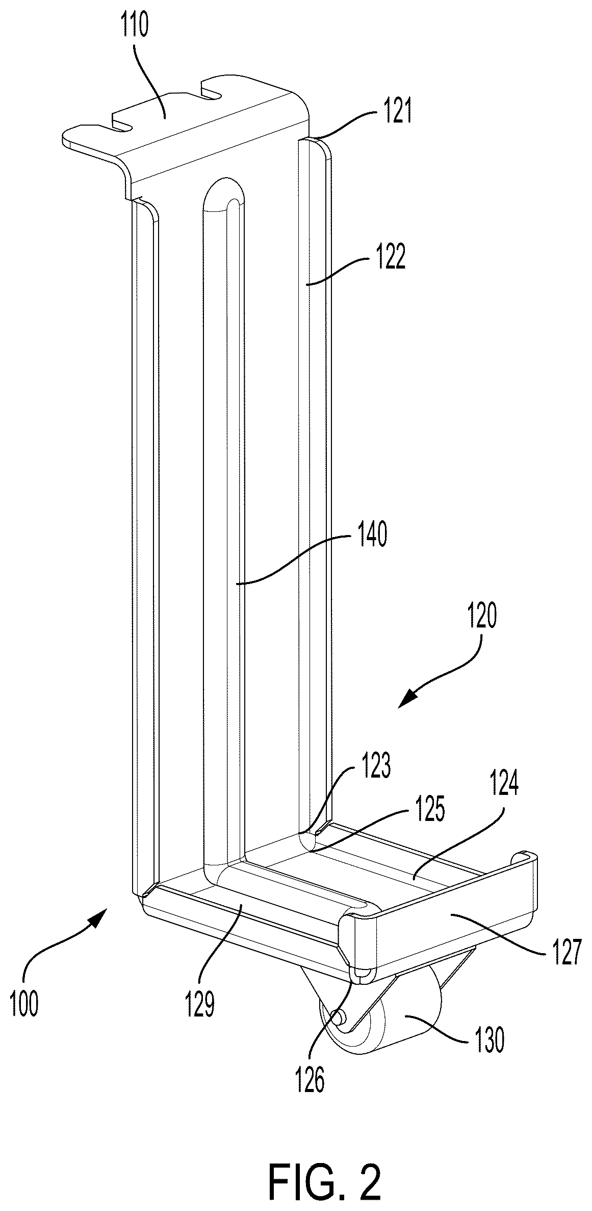 Patent US12592115 Figure 2 – Hands-free vending machine and door opening assembly
