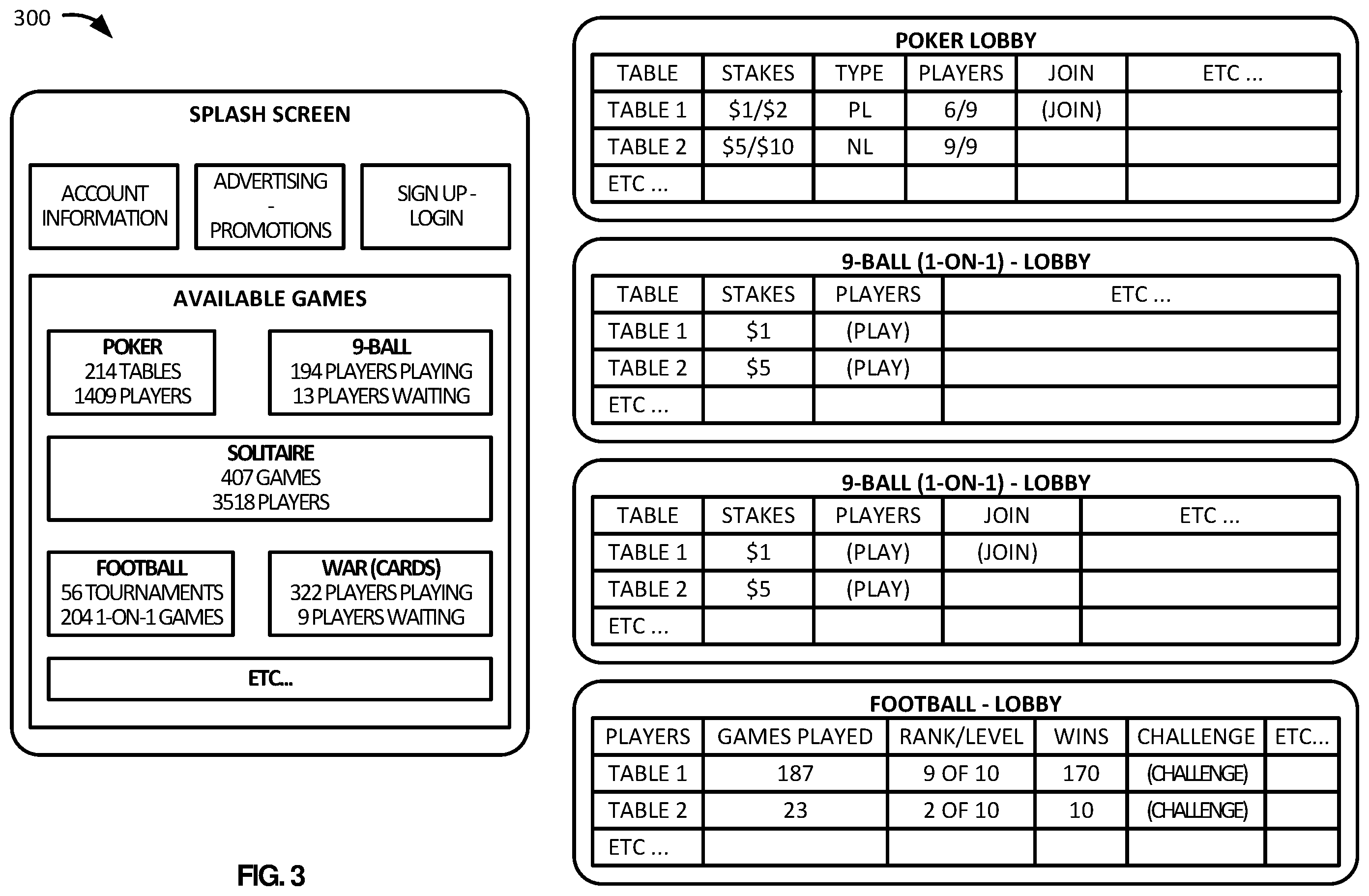 Patent US12592118 Figure 3 – Play-to-earn electronic gaming systems and methods