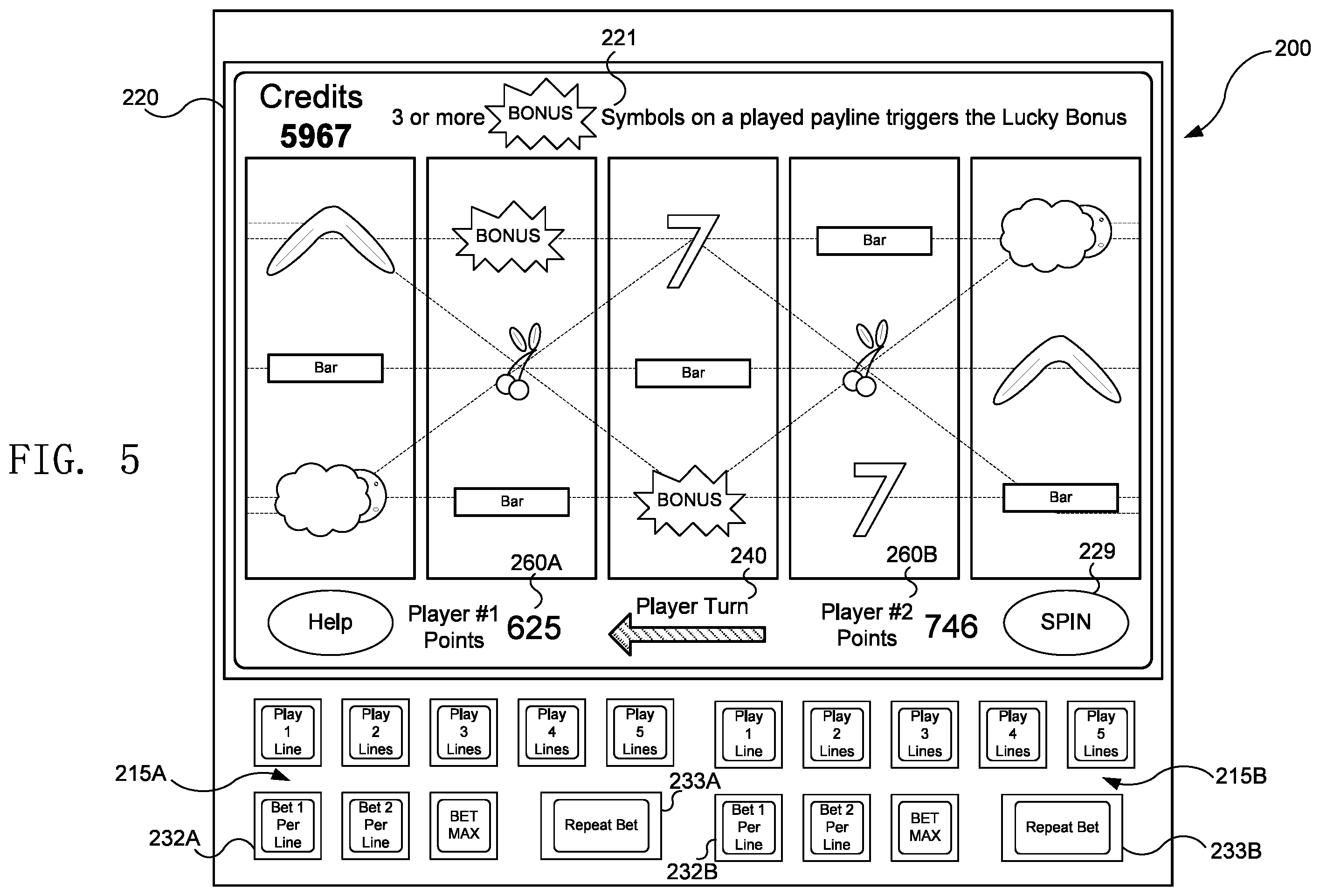 Patent US12592122 Figure 8 – Method for sharing game play on an electronic gaming device