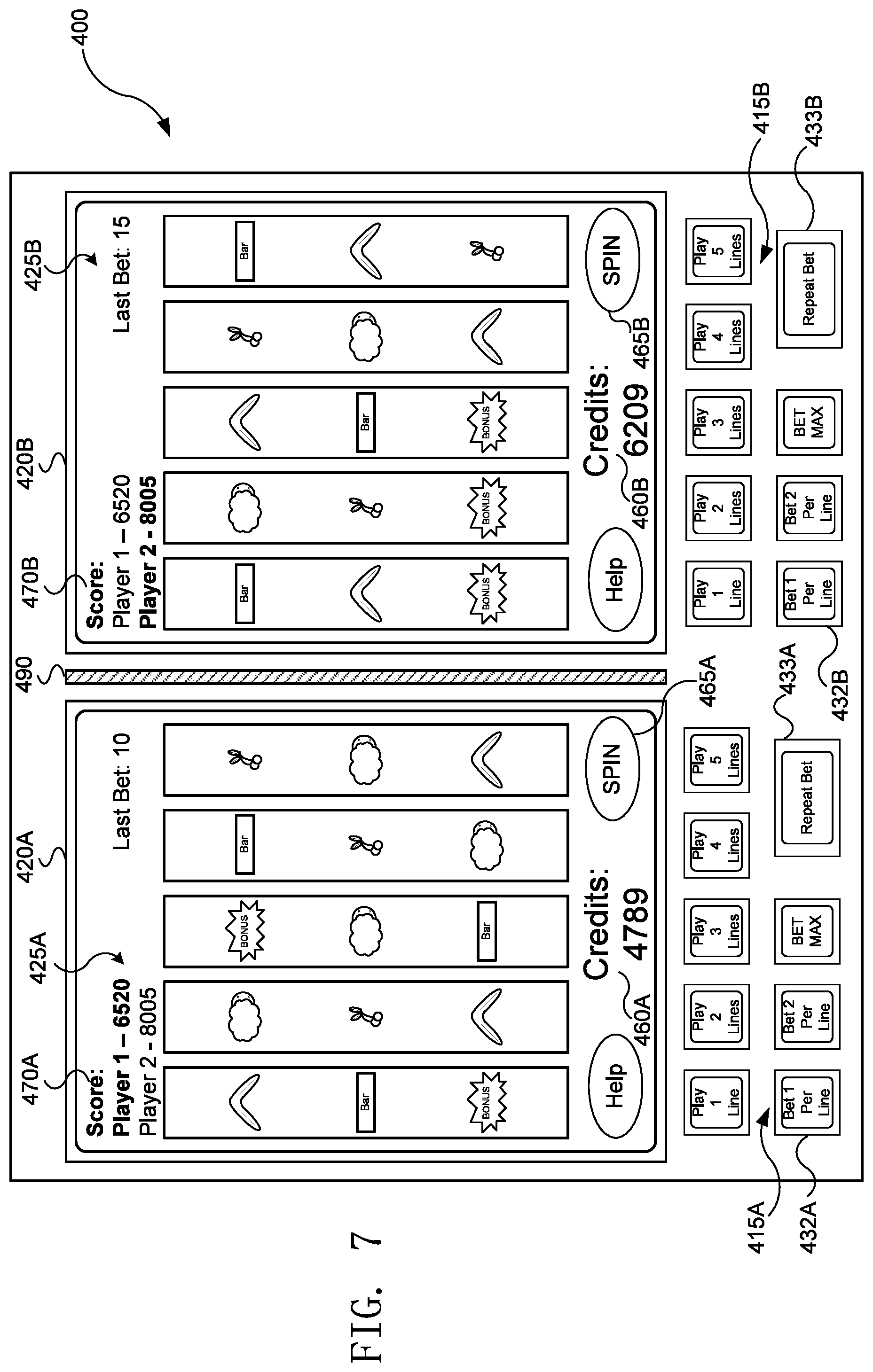 Patent US12592122 Figure 10 – Method for sharing game play on an electronic gaming device