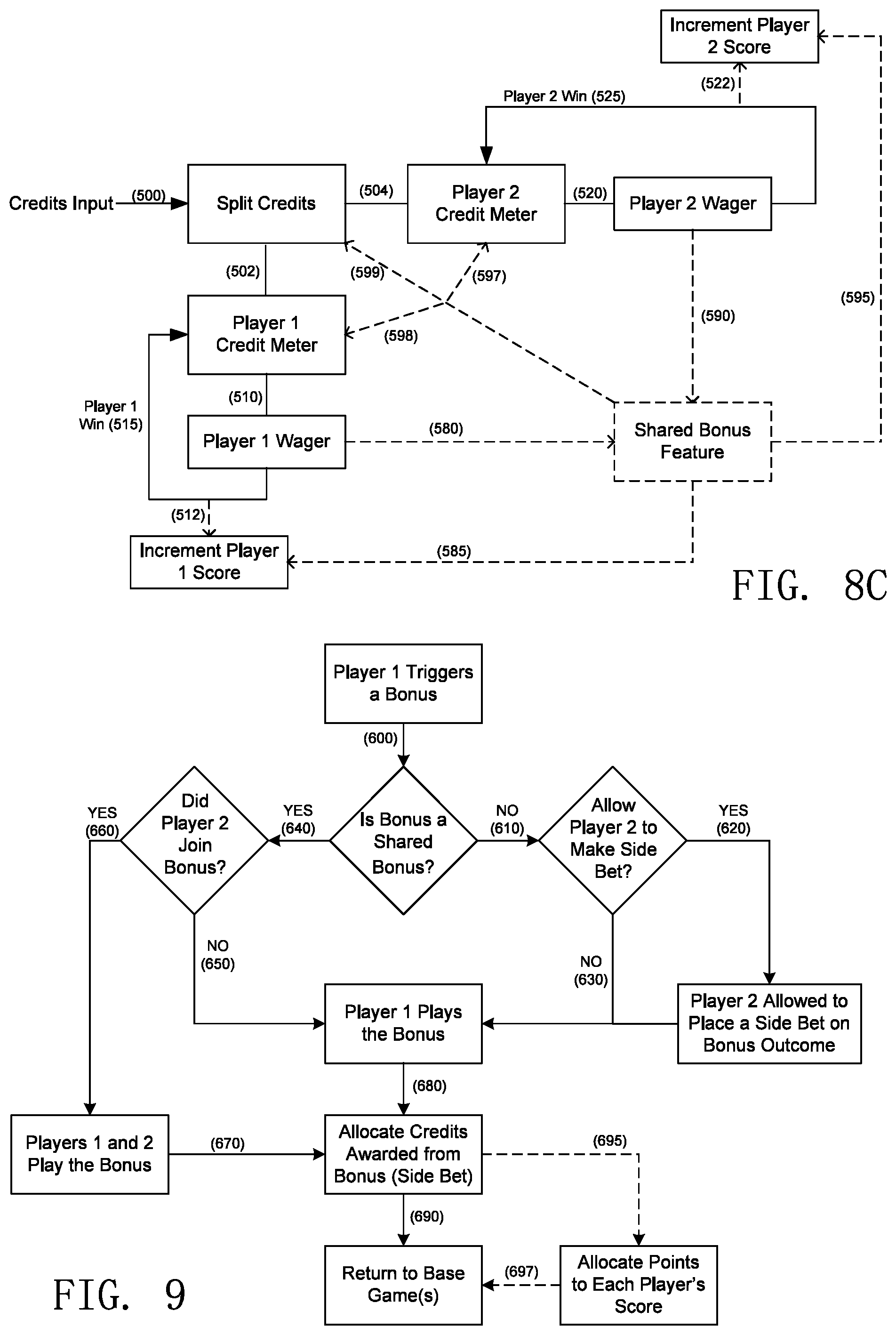 Patent US12592122 Figure 12 – Method for sharing game play on an electronic gaming device