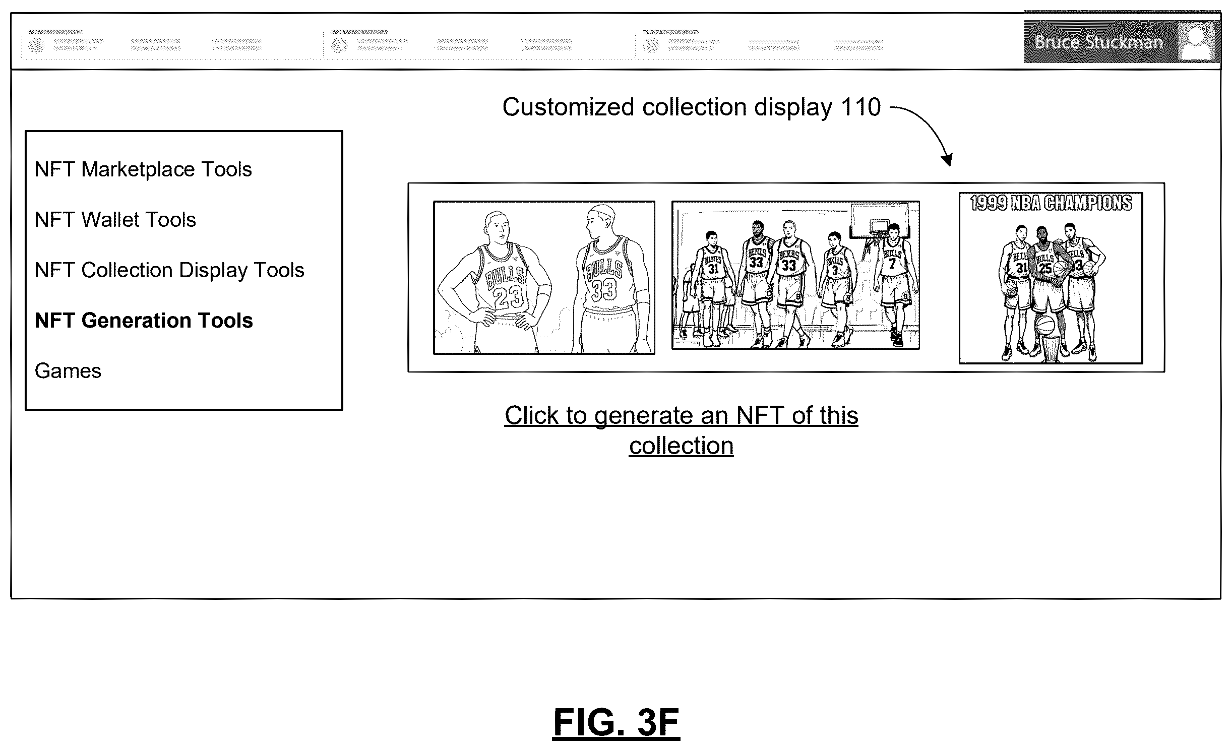 Patent US12592124 Figure 9 – Client device with updated player token NFTs and methods for use therewith