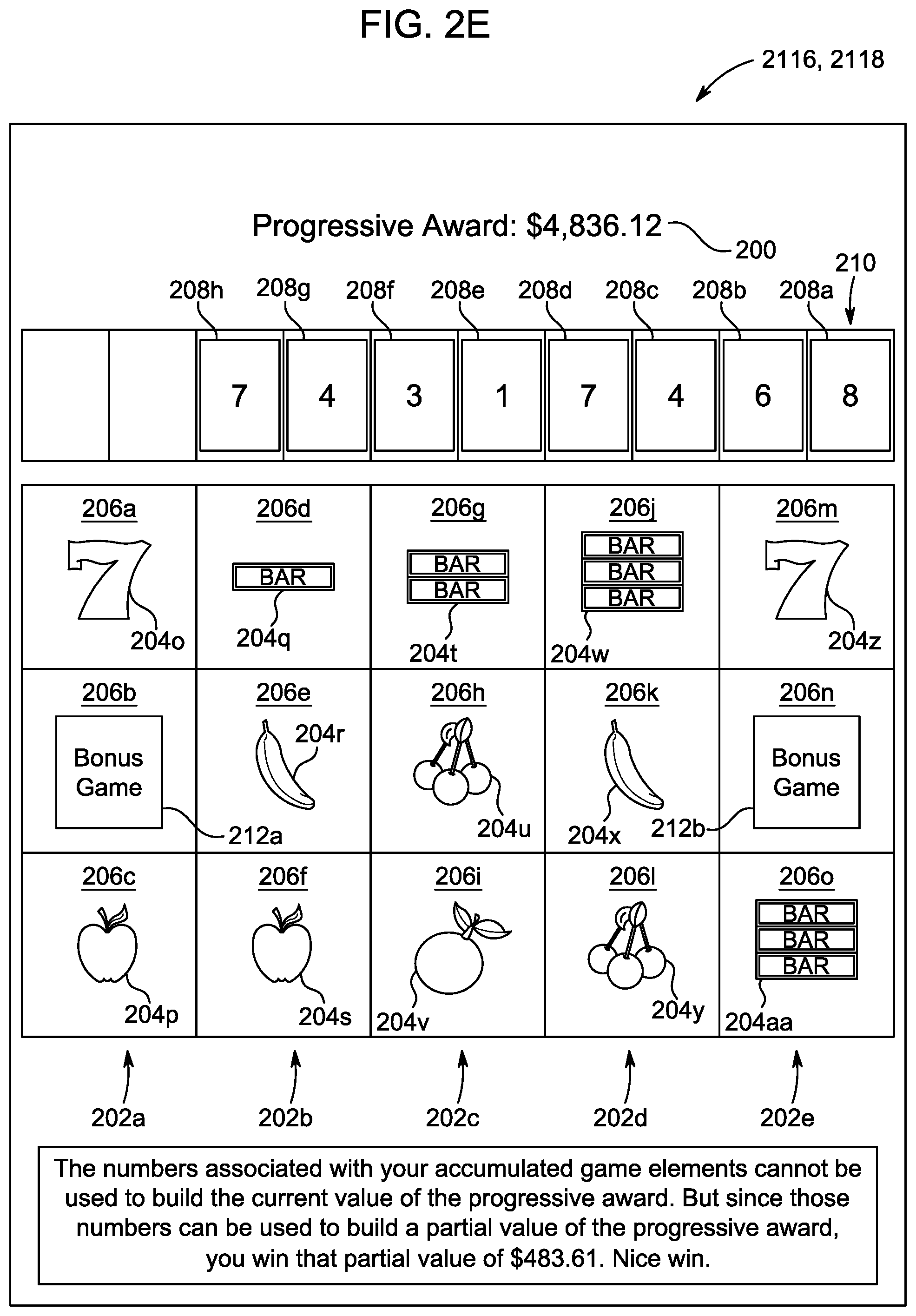 Patent US12592125 Figure 7 – Partial reset of dynamic awards