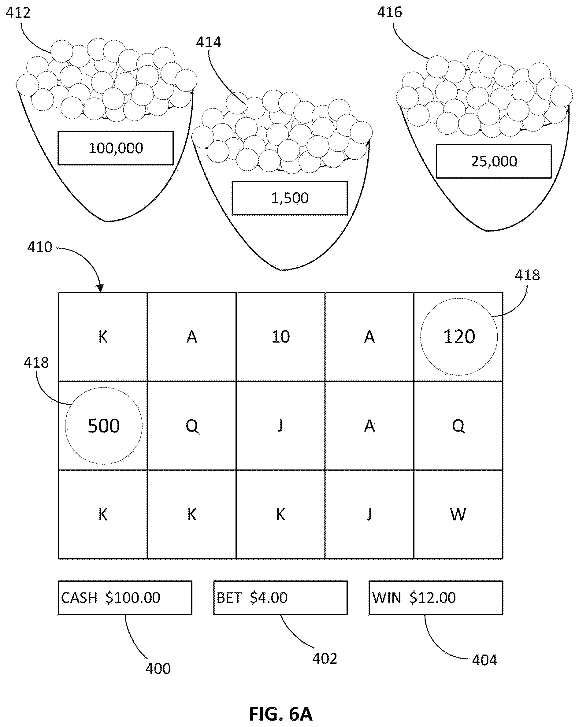 Patent US12592130 Figure 7 – Gaming systems and methods using multi-feature award accumulation