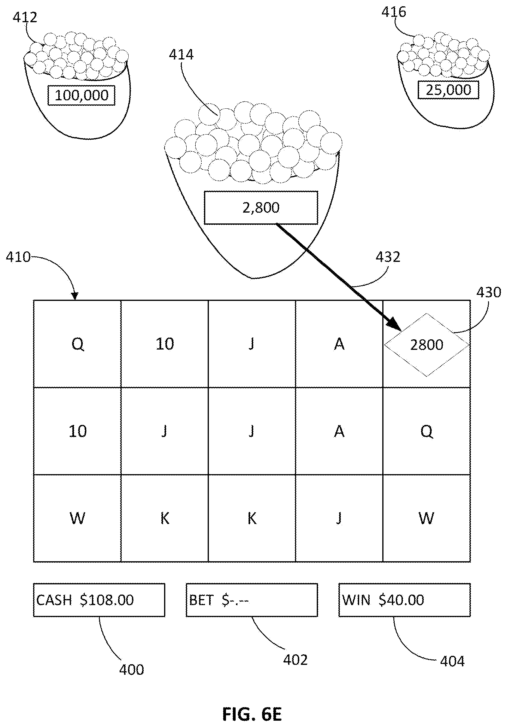 Patent US12592130 Figure 11 – Gaming systems and methods using multi-feature award accumulation