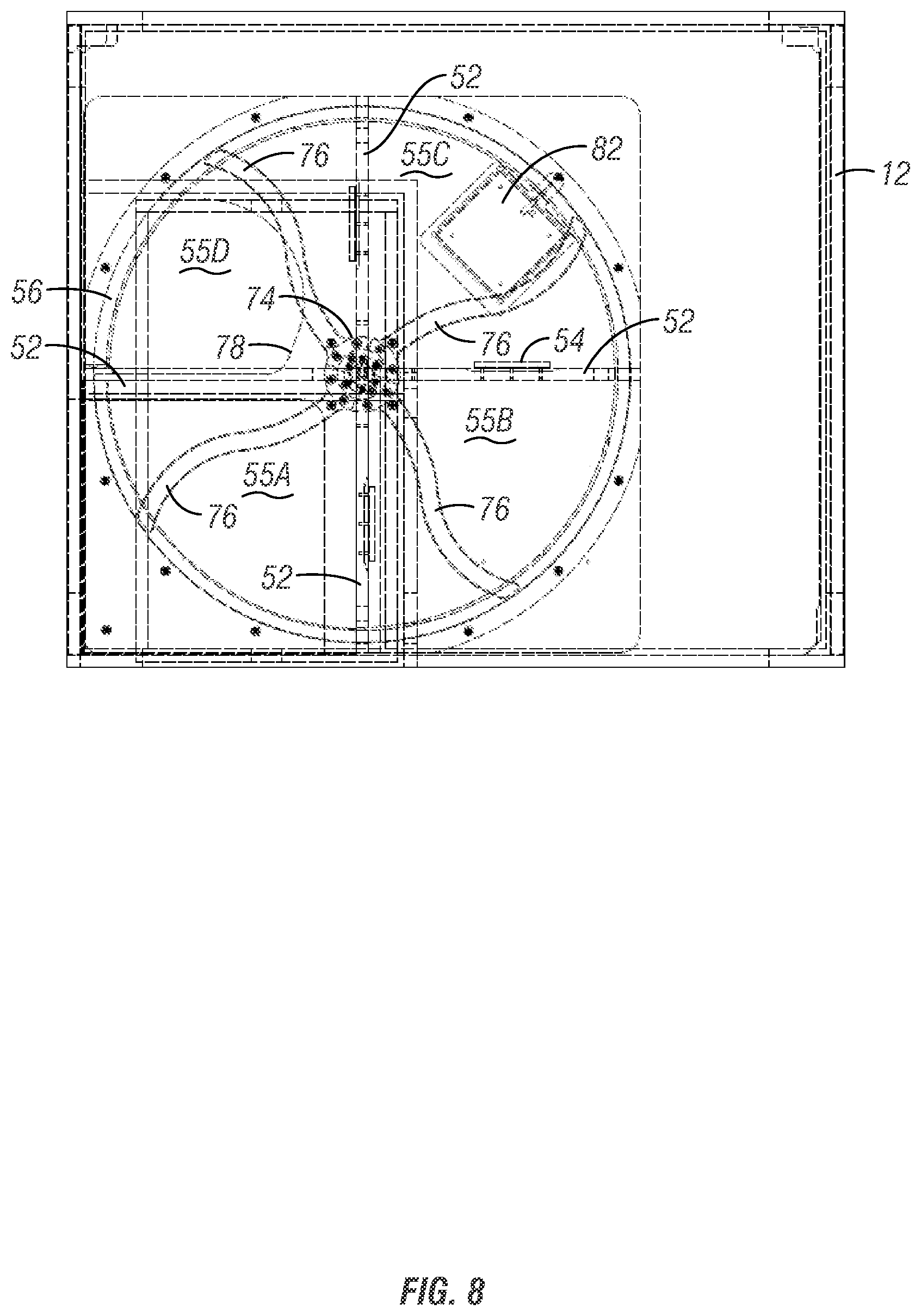 Patent US12592132 Figure 5 – Arcade game with RFID reader