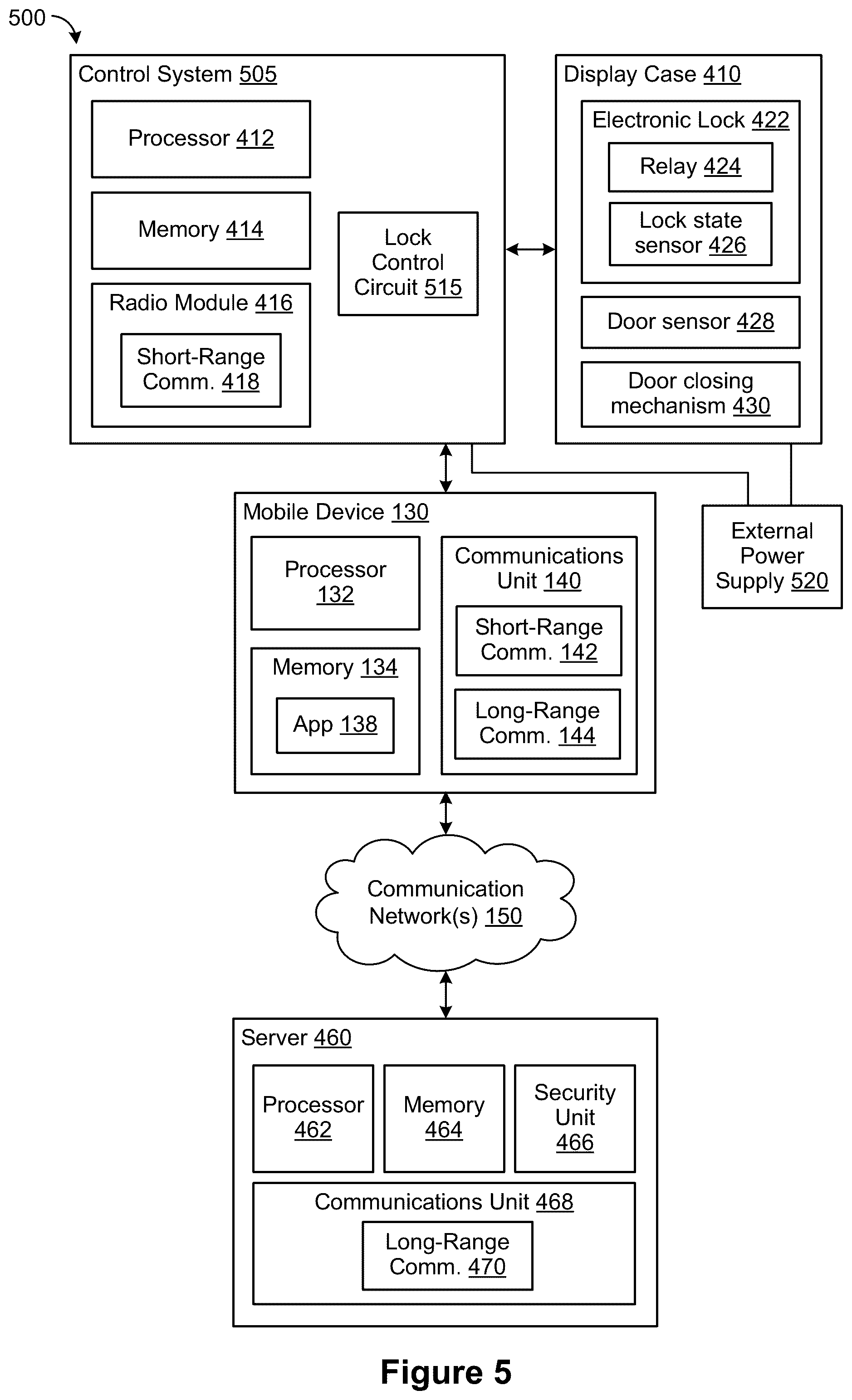 Patent US12592134 Figure 6 – Systems and methods for tool activation and display cabinet locking