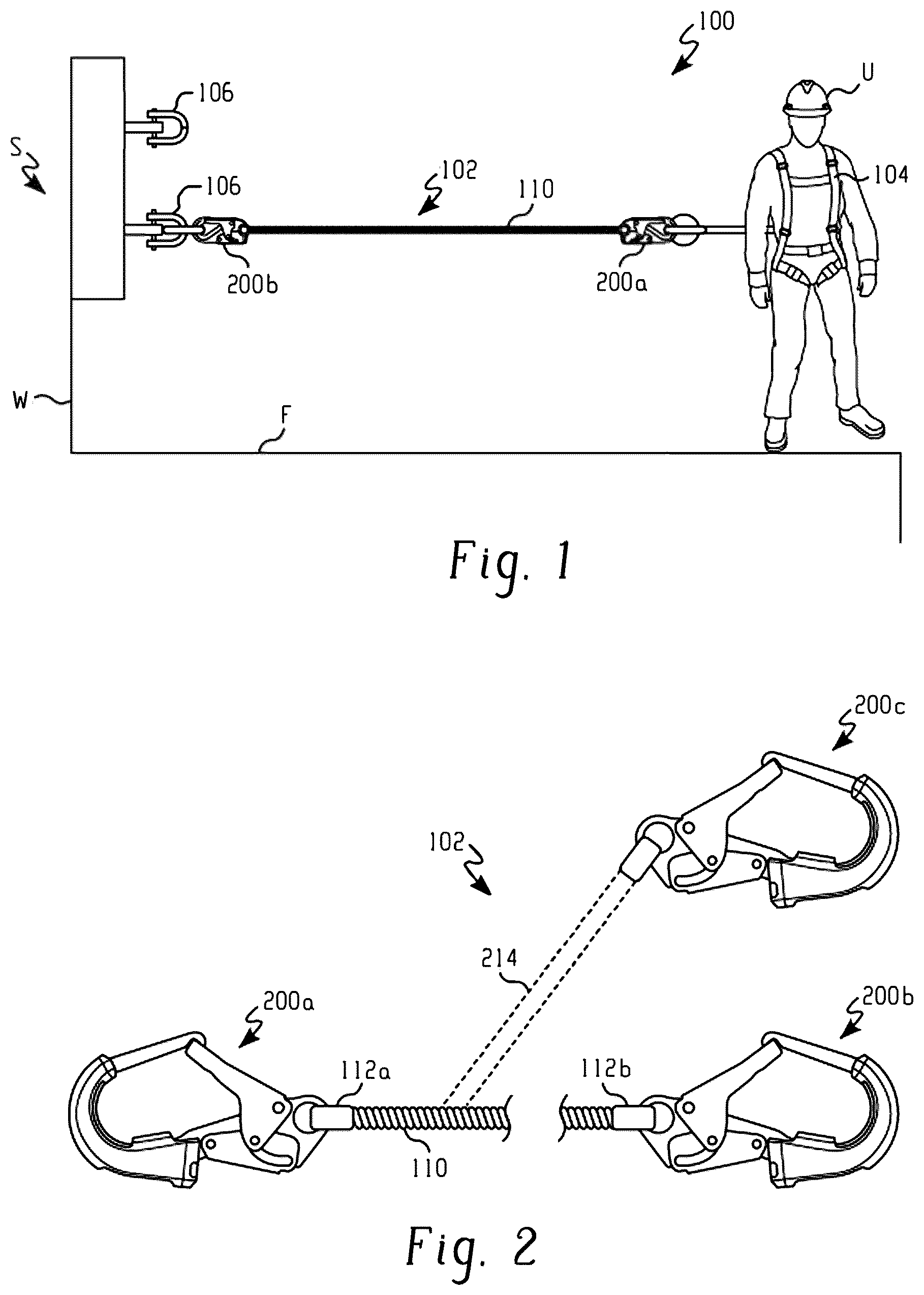 Patent US12592141 Figure 1 – Fall protection compliance system and method