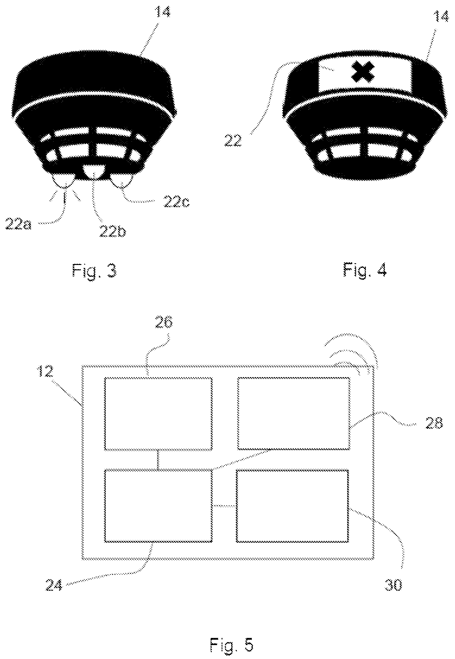 Patent US12592145 Figure 2 – Fire detection system testing