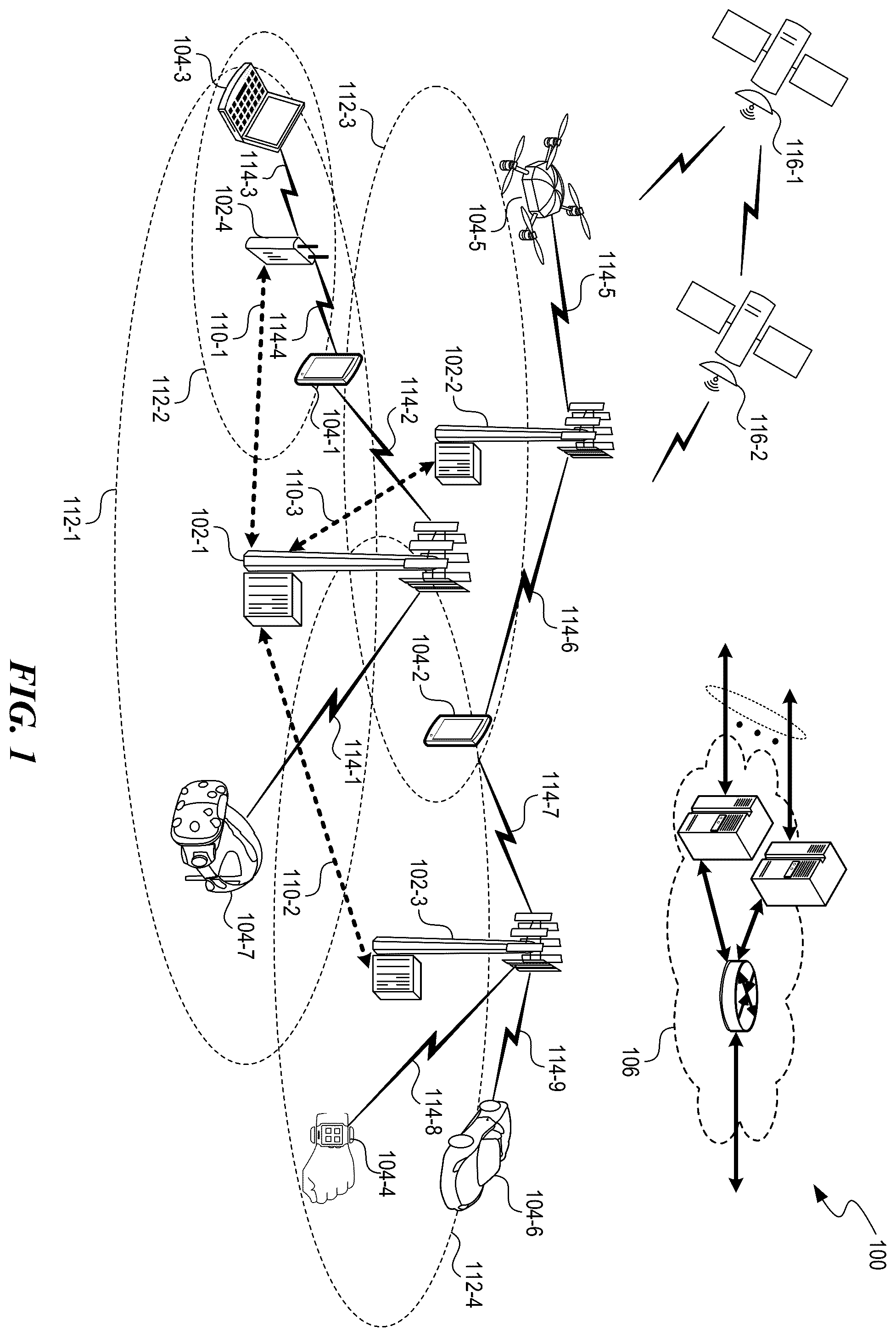 Patent US12592146 Figure 1 – C-V2X mobile edge computing interface for mobile services