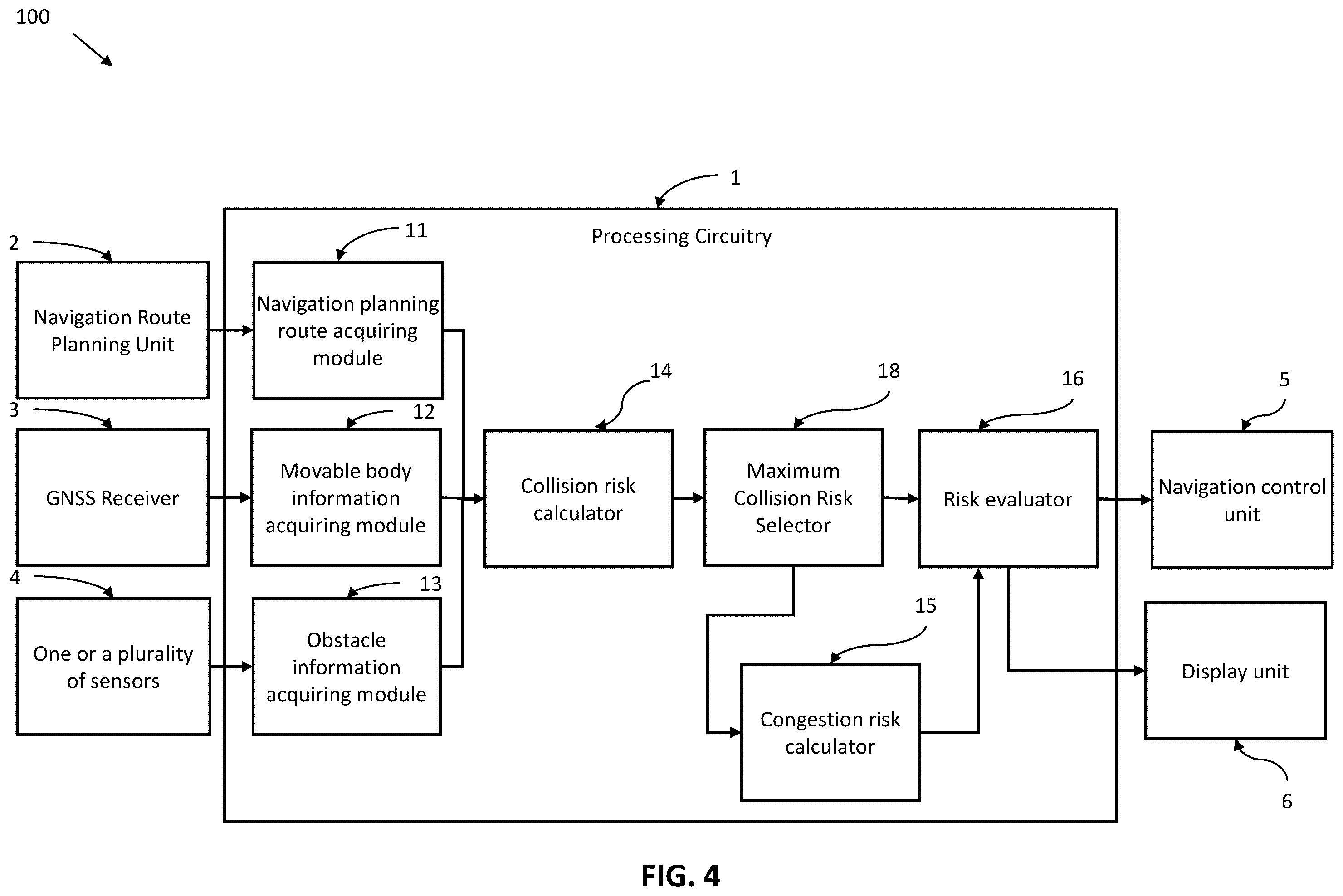Patent US12592152 Figure 4 – Navigation planning system and navigation planning method