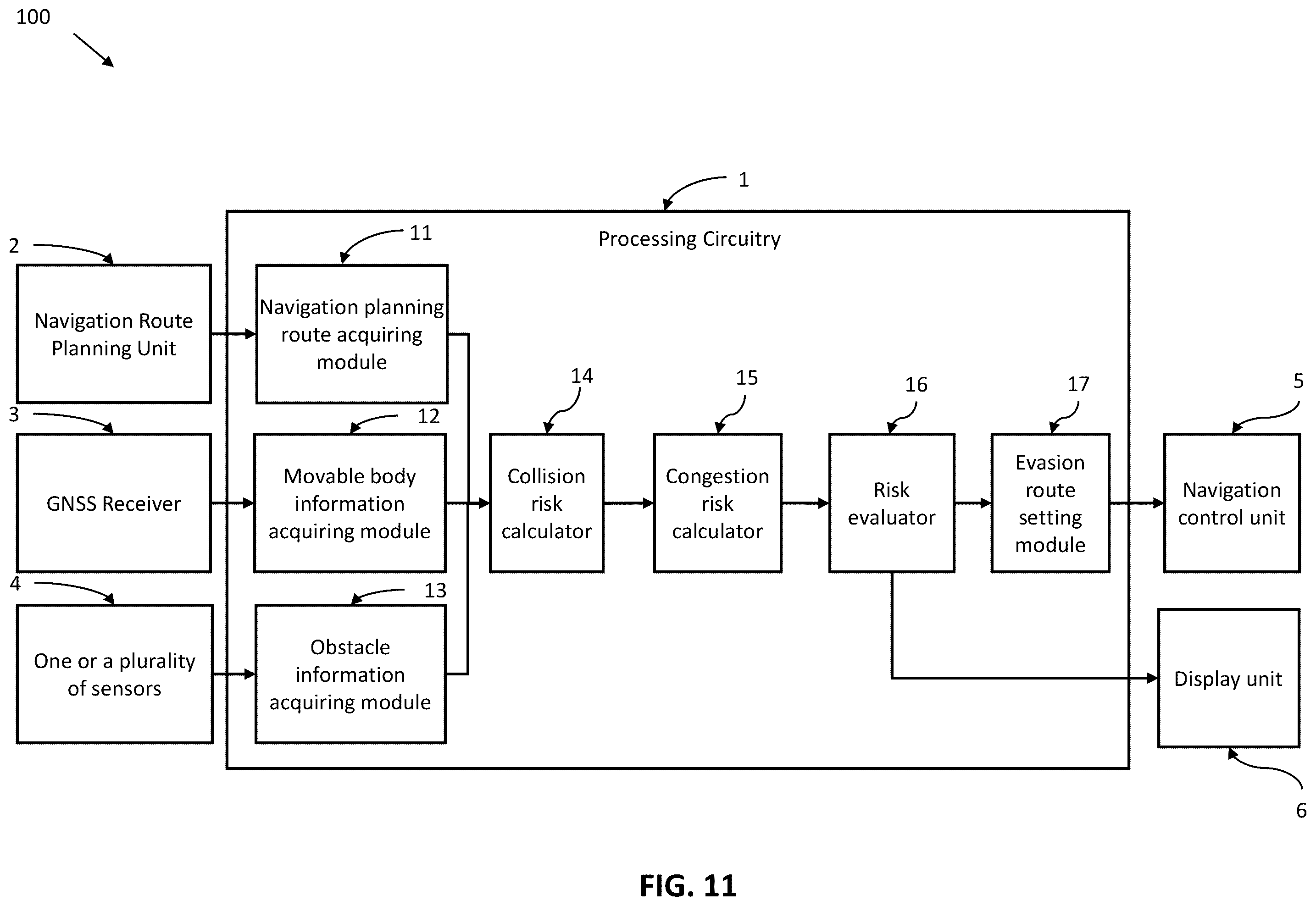 Patent US12592152 Figure 11 – Navigation planning system and navigation planning method