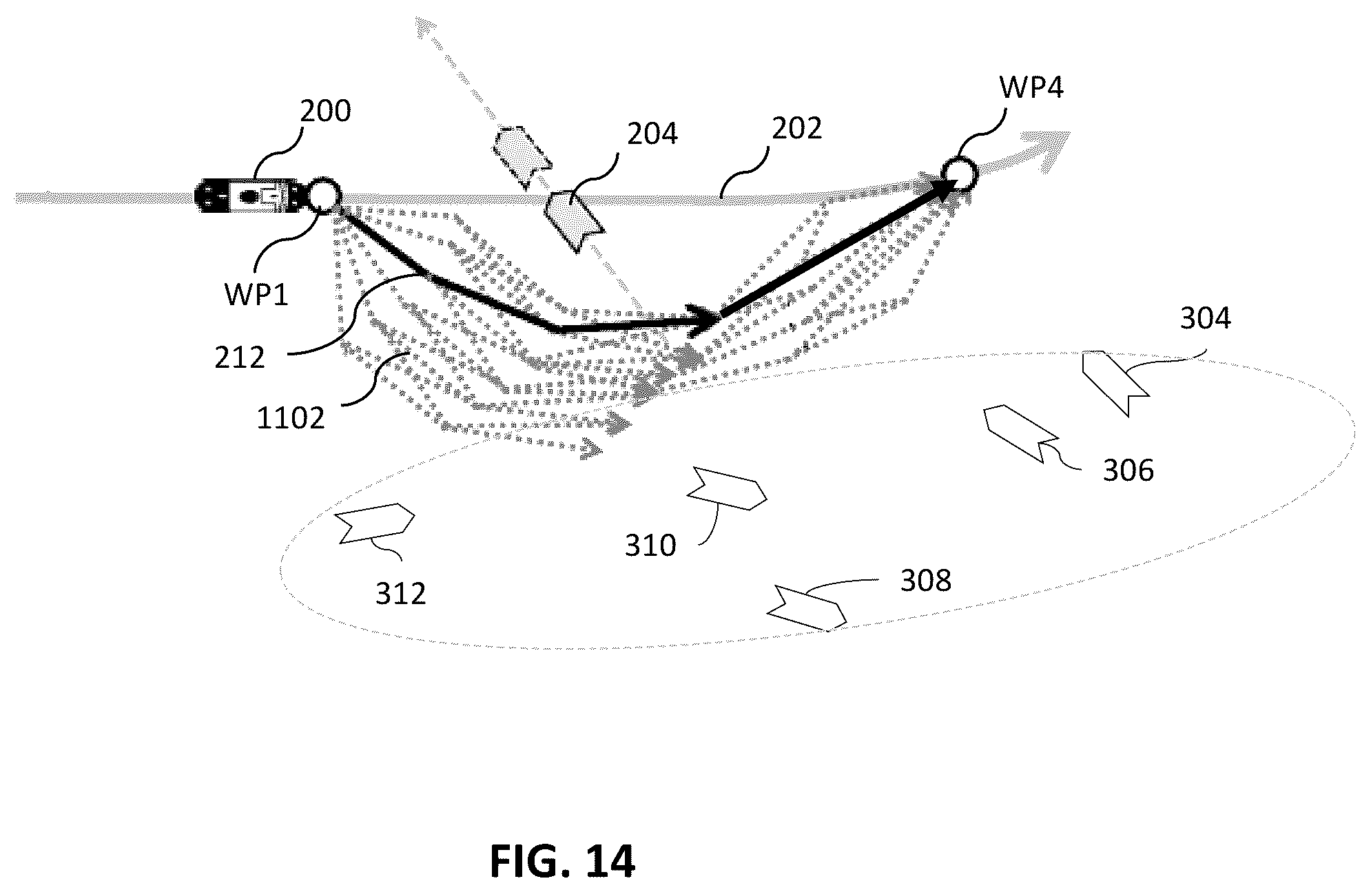 Patent US12592152 Figure 14 – Navigation planning system and navigation planning method
