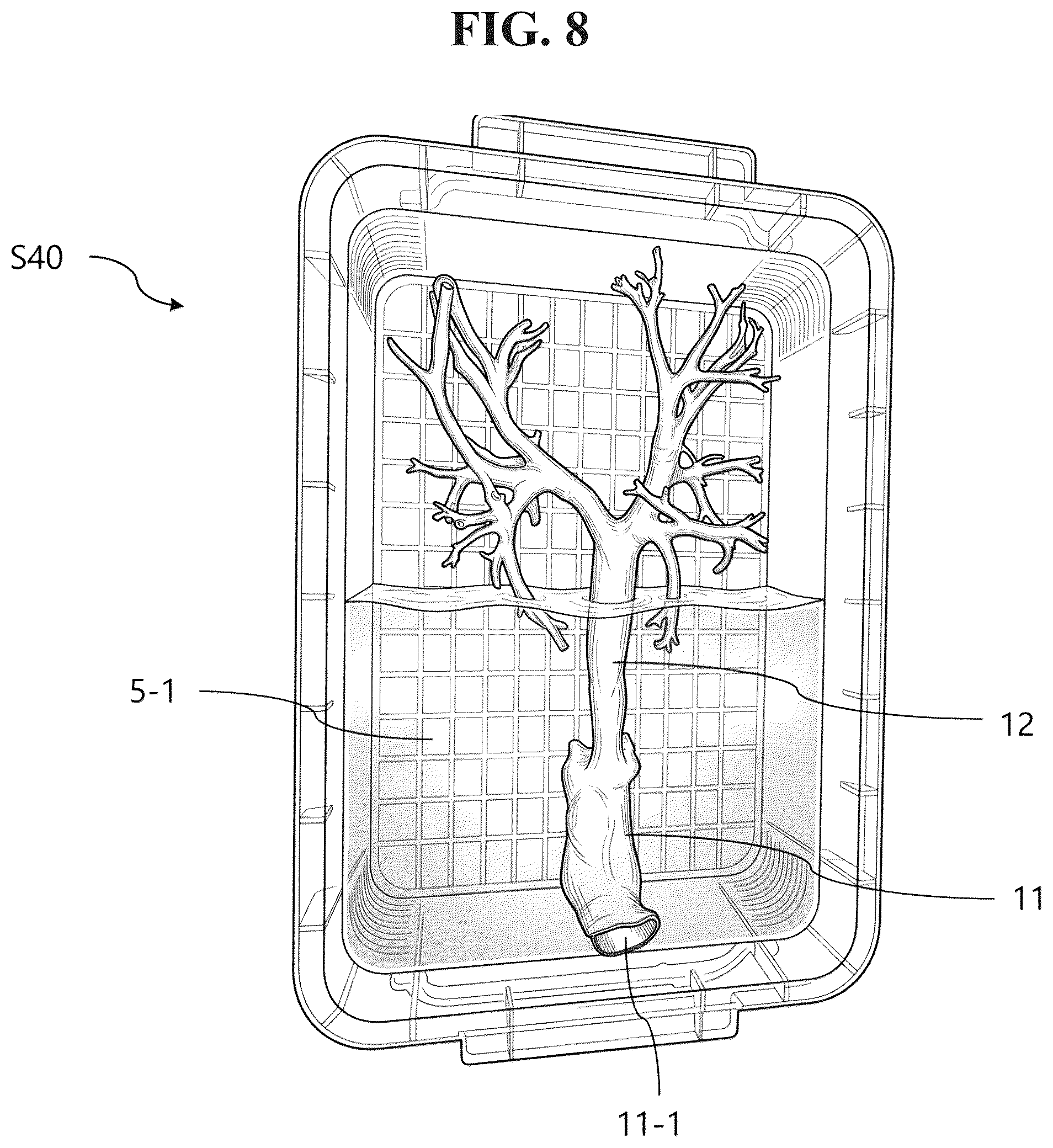 Patent US12592165 Figure 8 – Manufacturing method of bronchoscopy simulator