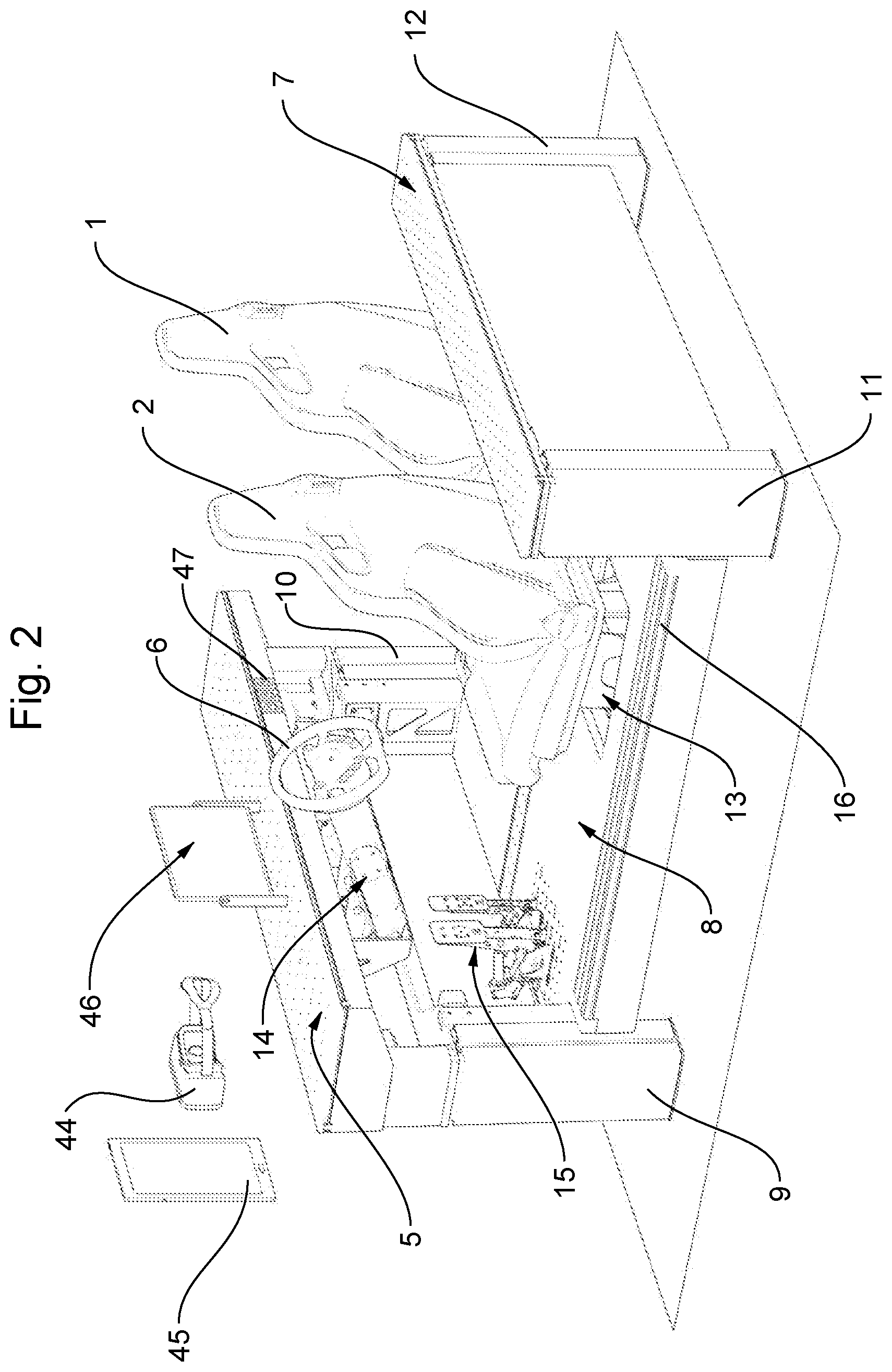 Patent US12592166 Figure 2 – Device for the creation and management of style prototypes with the integration of physical and virtual tools