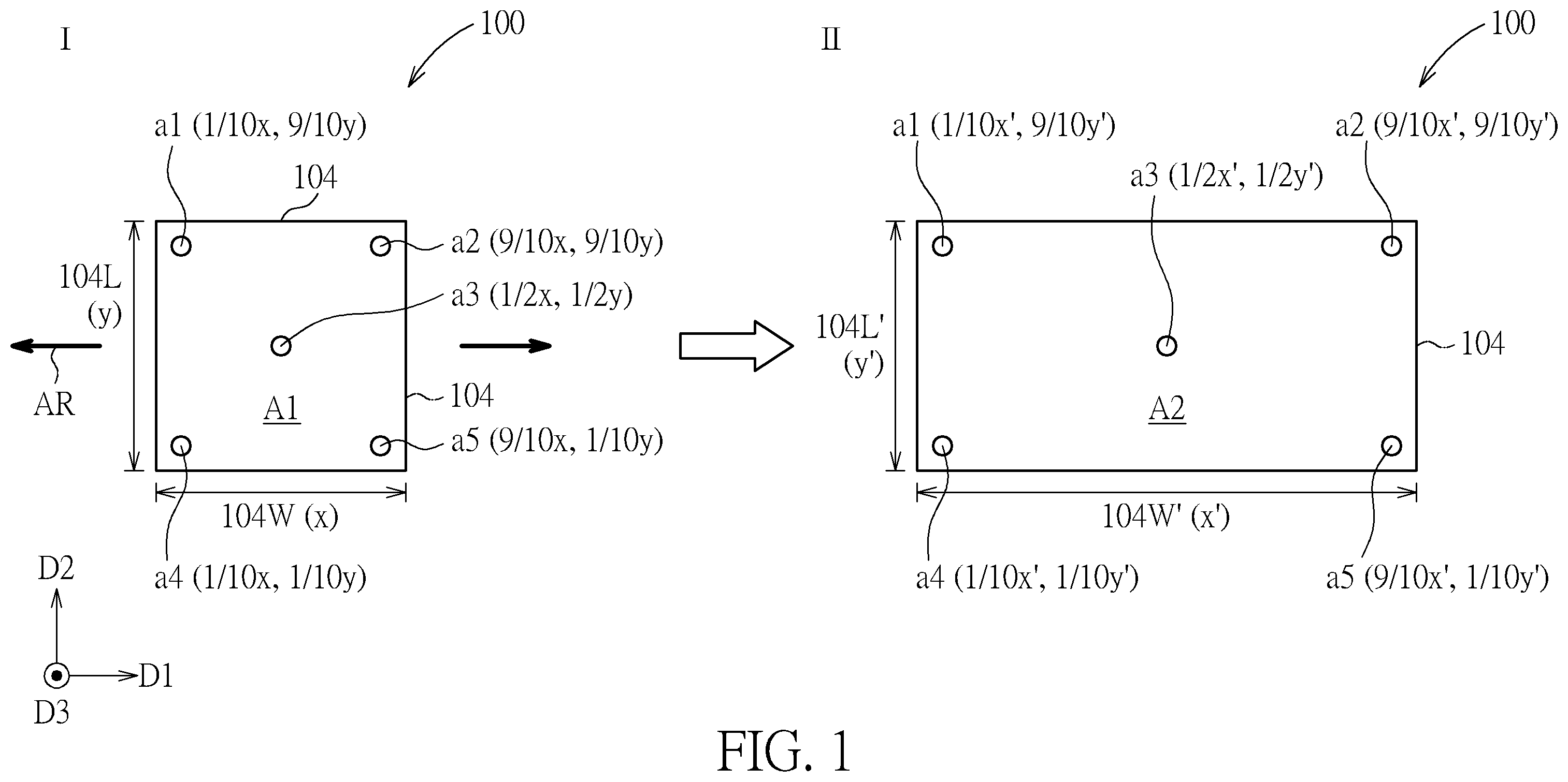 Patent US12592167 Figure 1 – Curvature variable device
