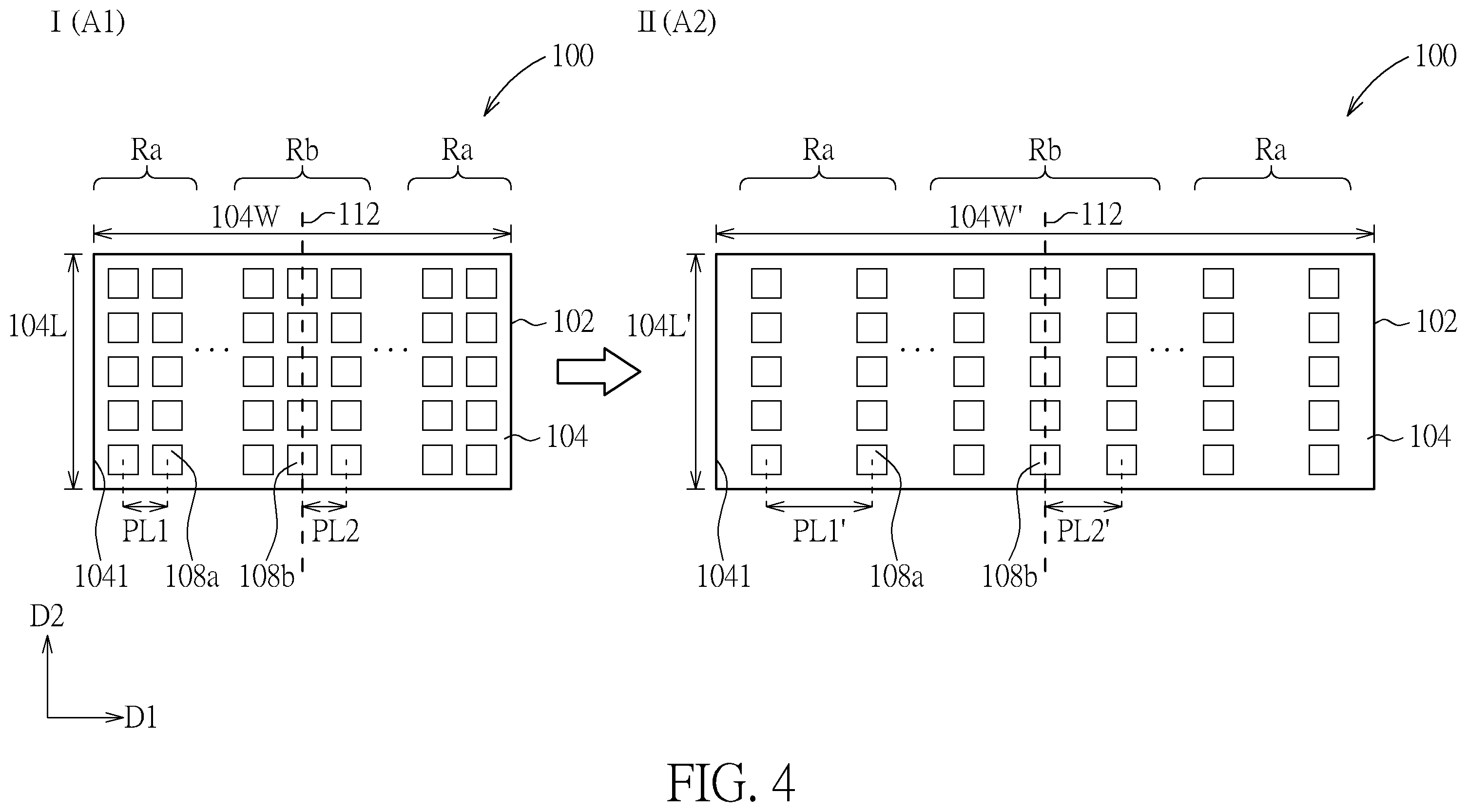 Patent US12592167 Figure 4 – Curvature variable device