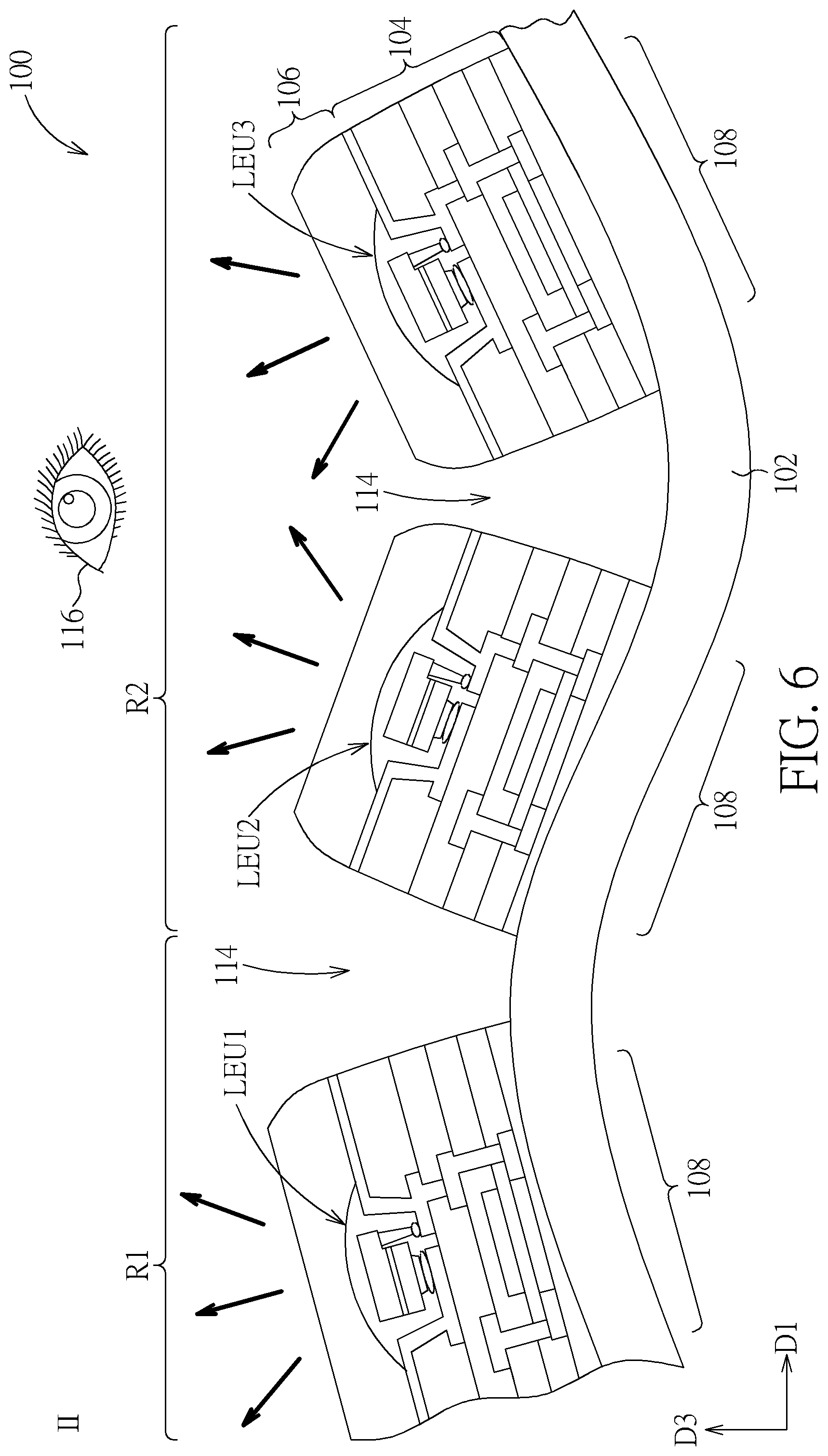 Patent US12592167 Figure 6 – Curvature variable device