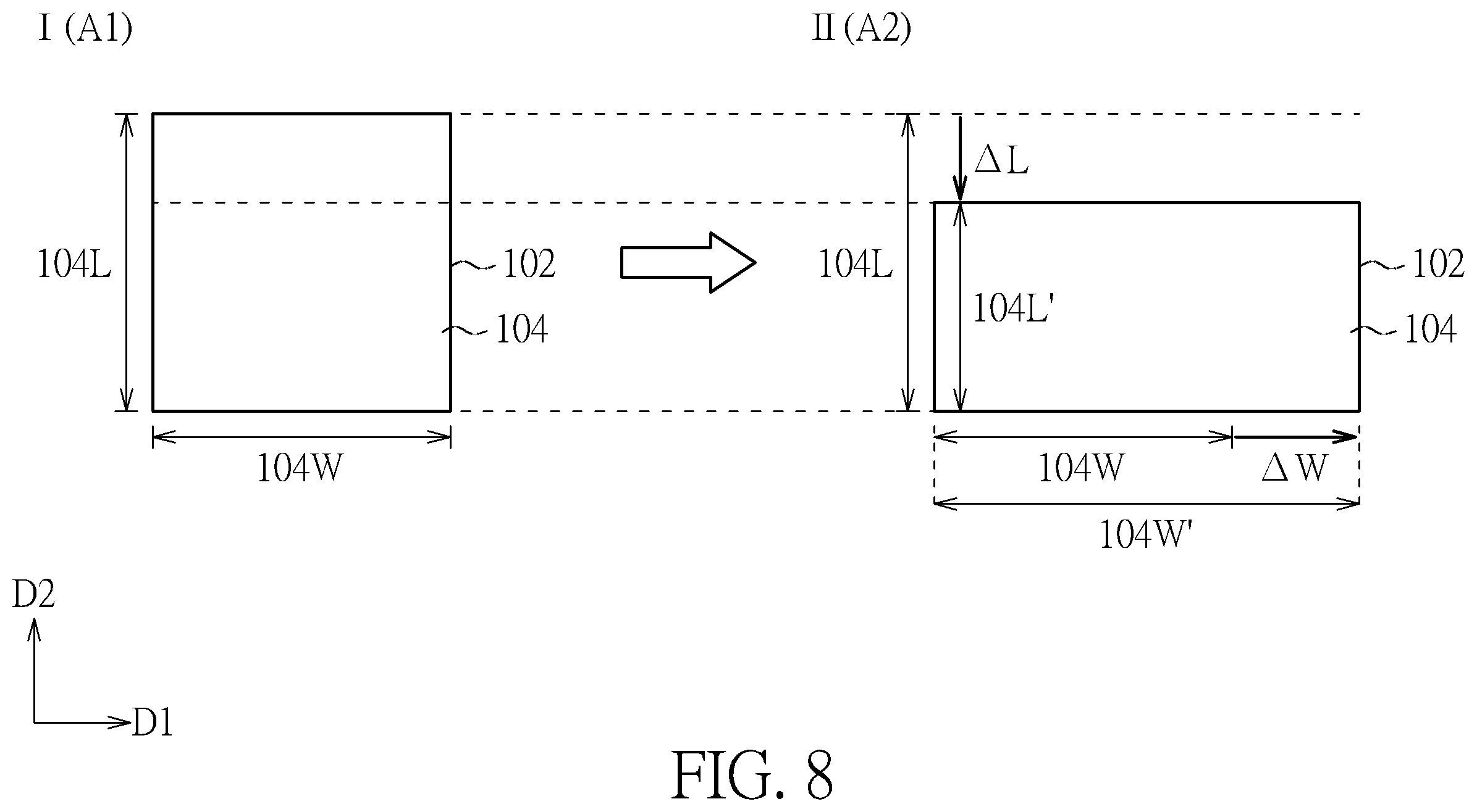 Patent US12592167 Figure 8 – Curvature variable device