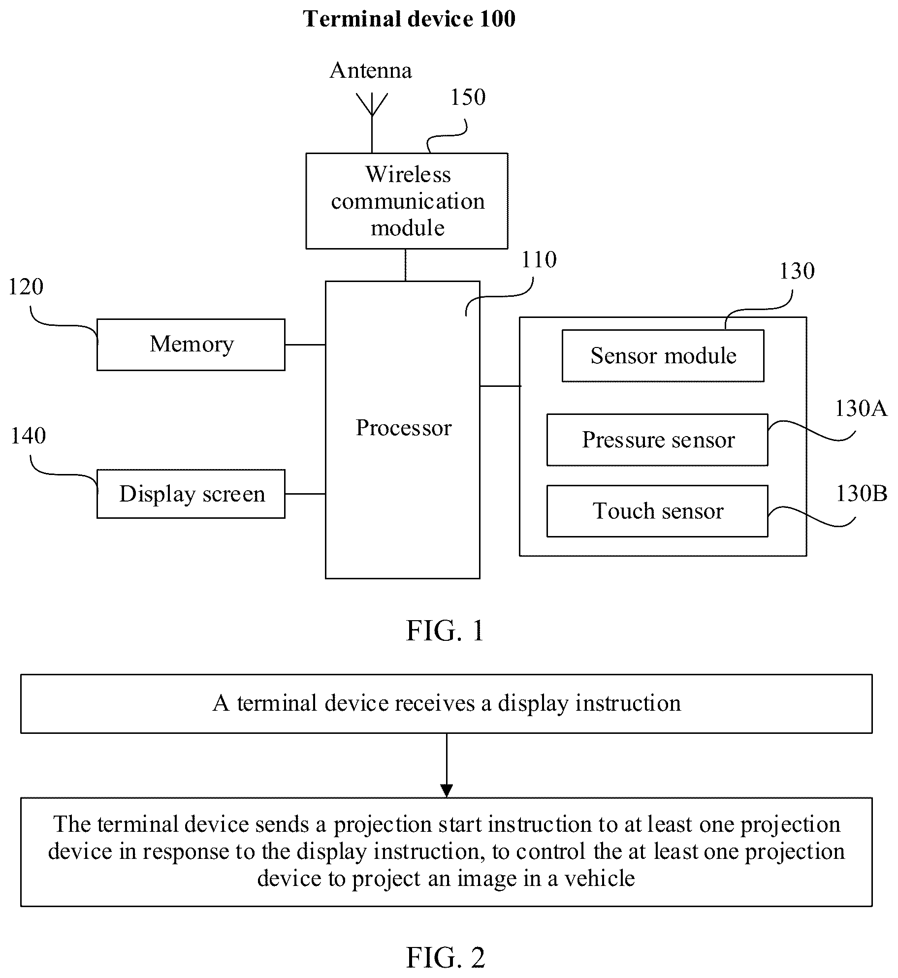 Patent US12592170 Figure 1 – Display control method and terminal device for vehicles